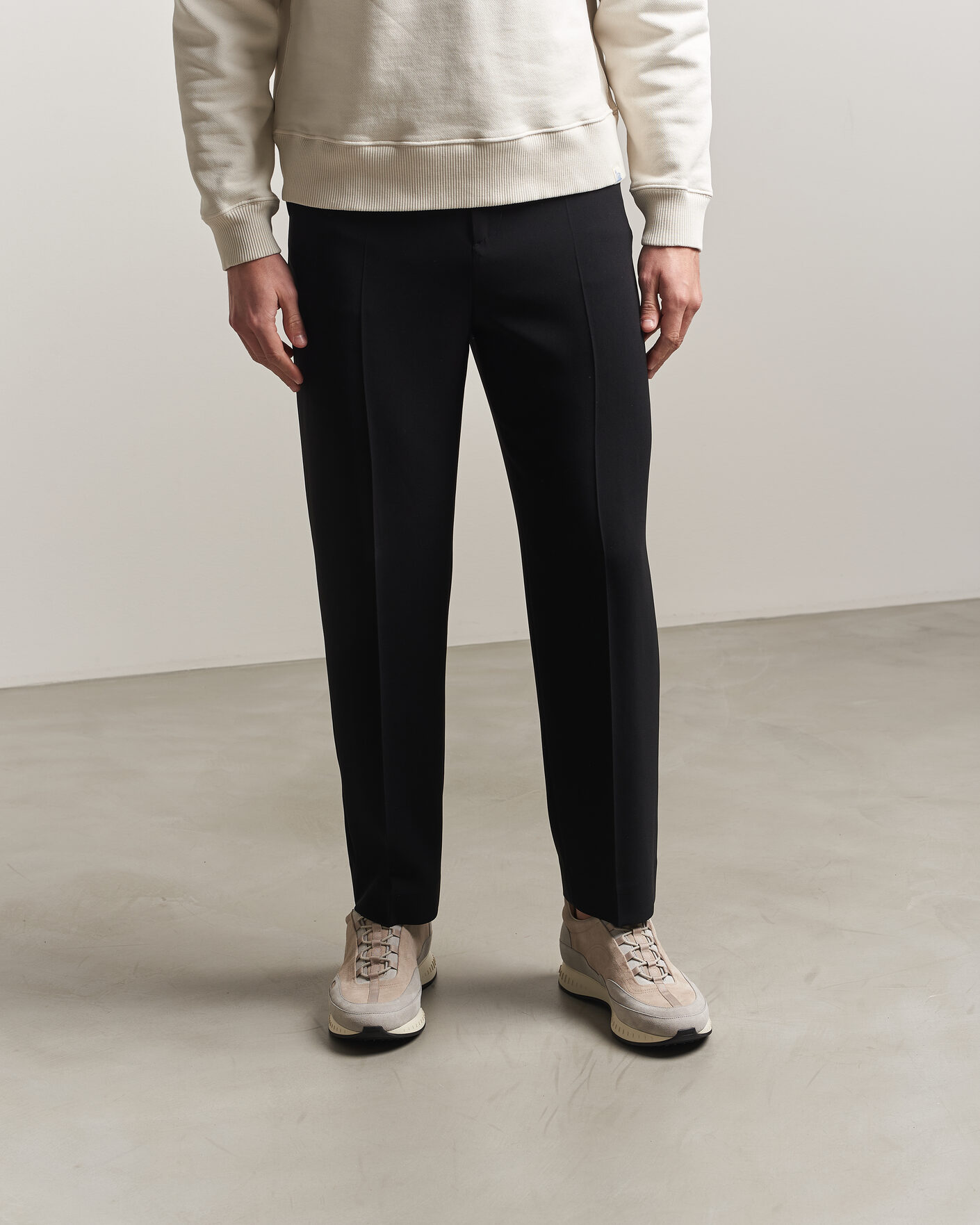 Herren | Sneaker | John Lobb | Laced Running Sneakers Sand Suede