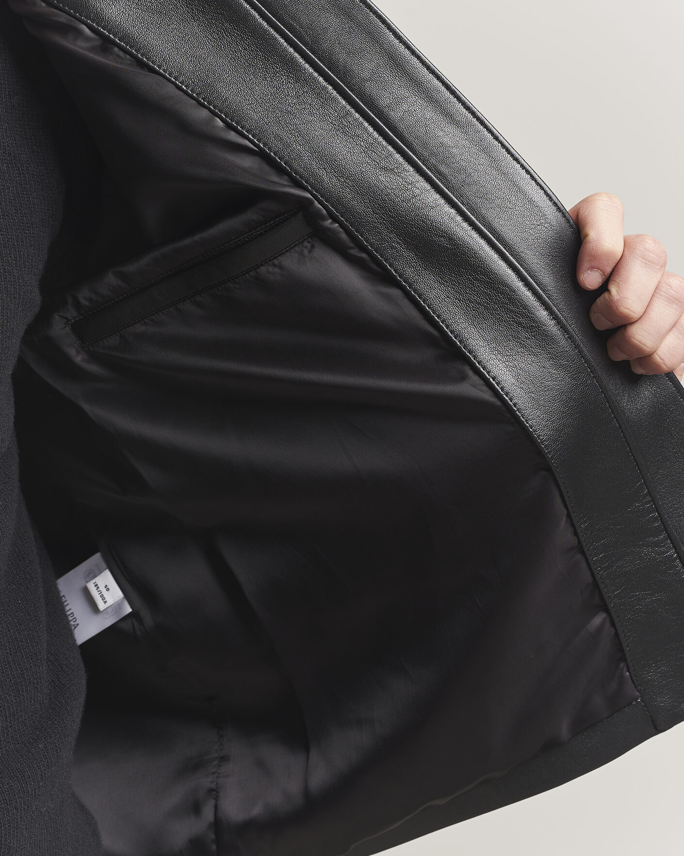 Herren | Jacken | Filippa K | Leather Coach Jacket Black