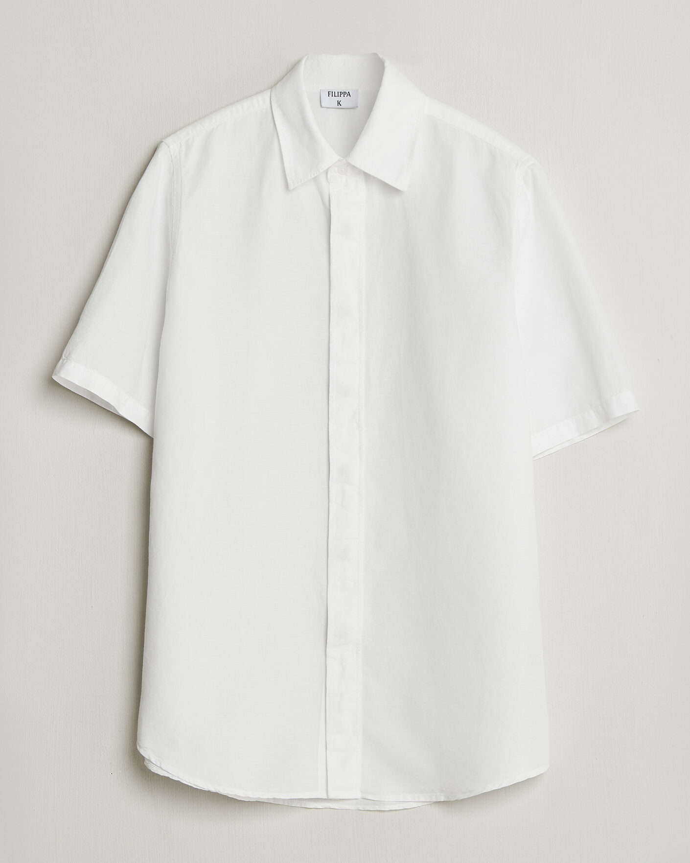 Herren | Hemden | Filippa K | Cotton/Linen Short Sleeve Shirt White