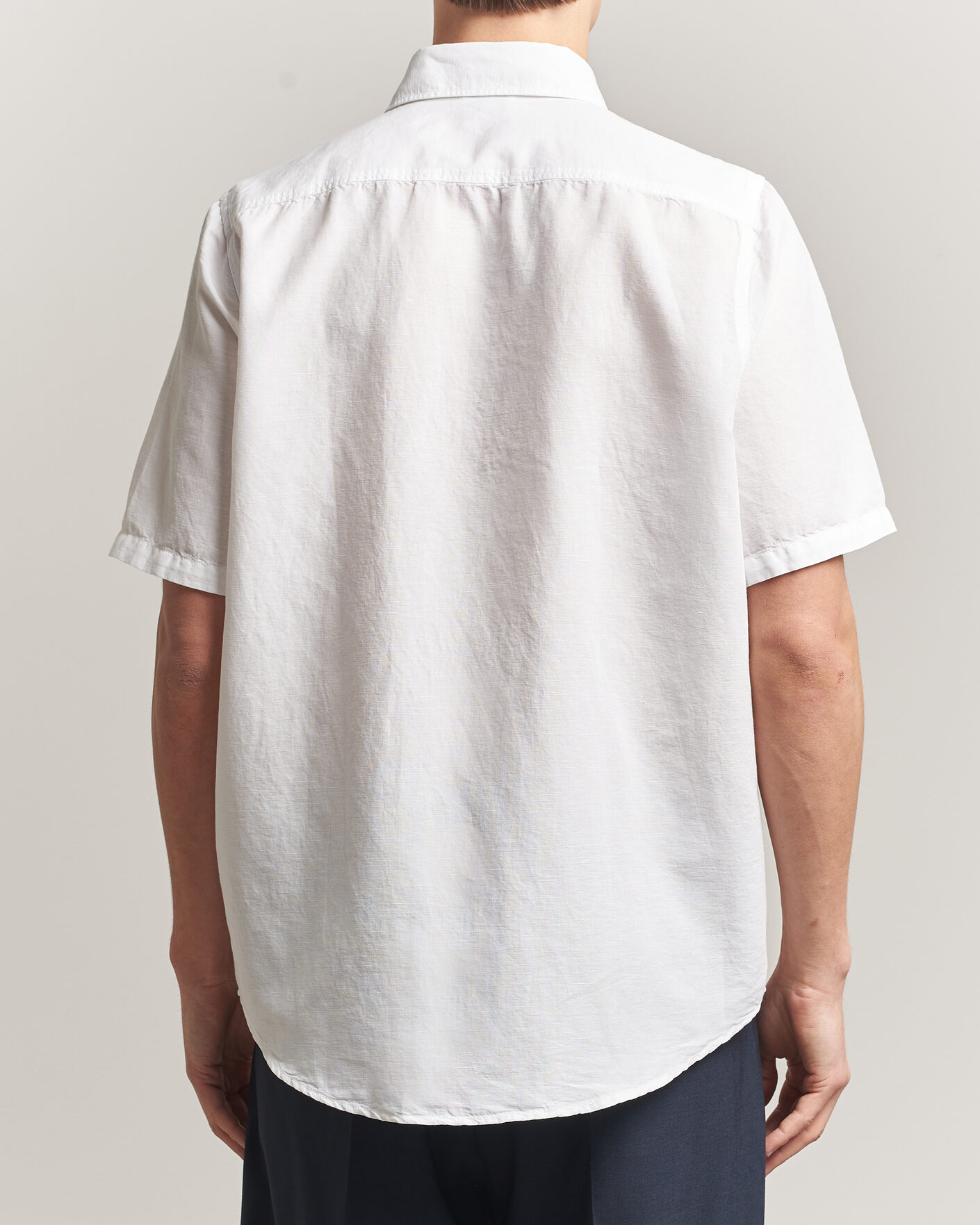 Herren | Hemden | Filippa K | Cotton/Linen Short Sleeve Shirt White