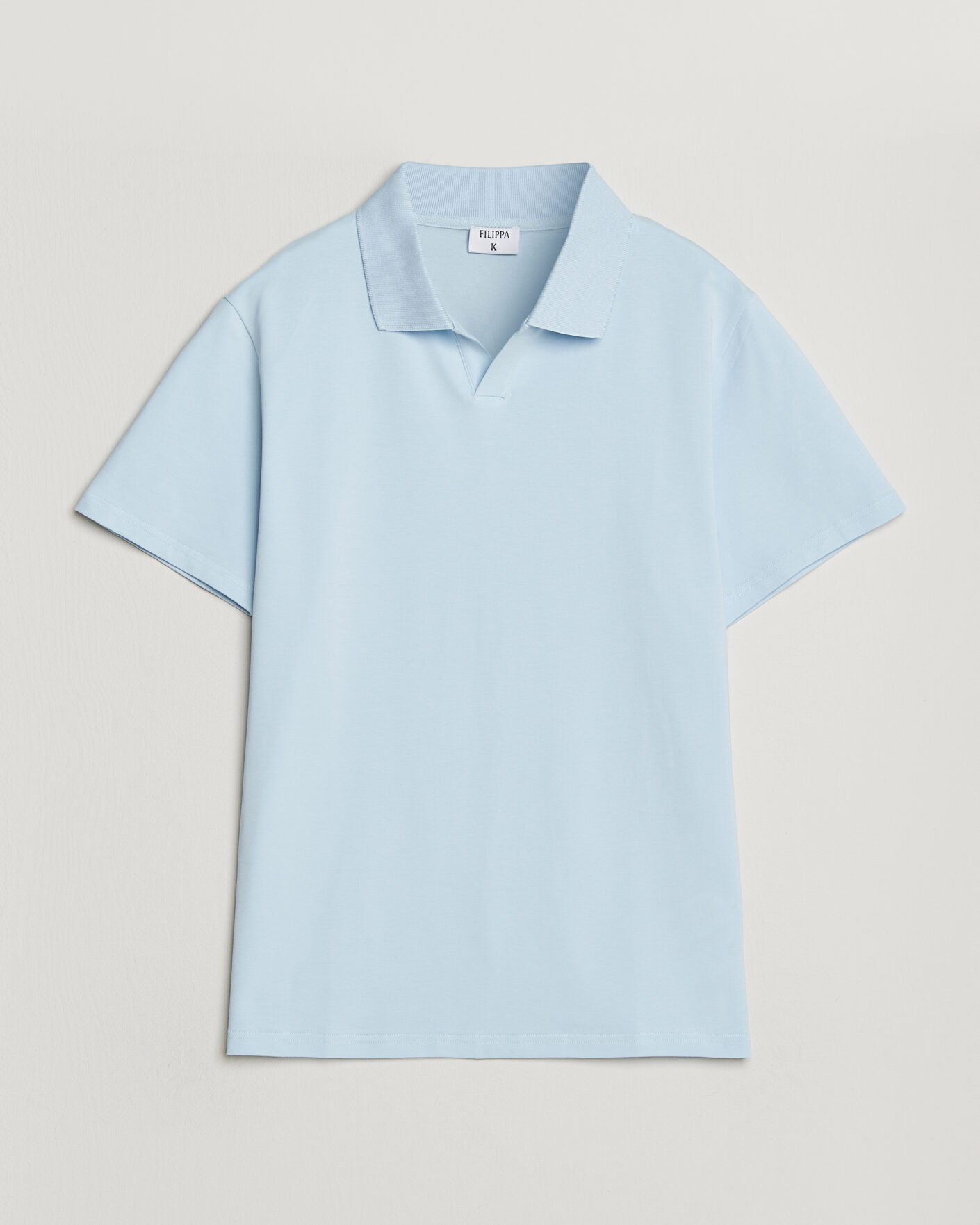 Herren | Poloshirts | Filippa K | Soft Lycra Polo T-Shirt Frost Blue