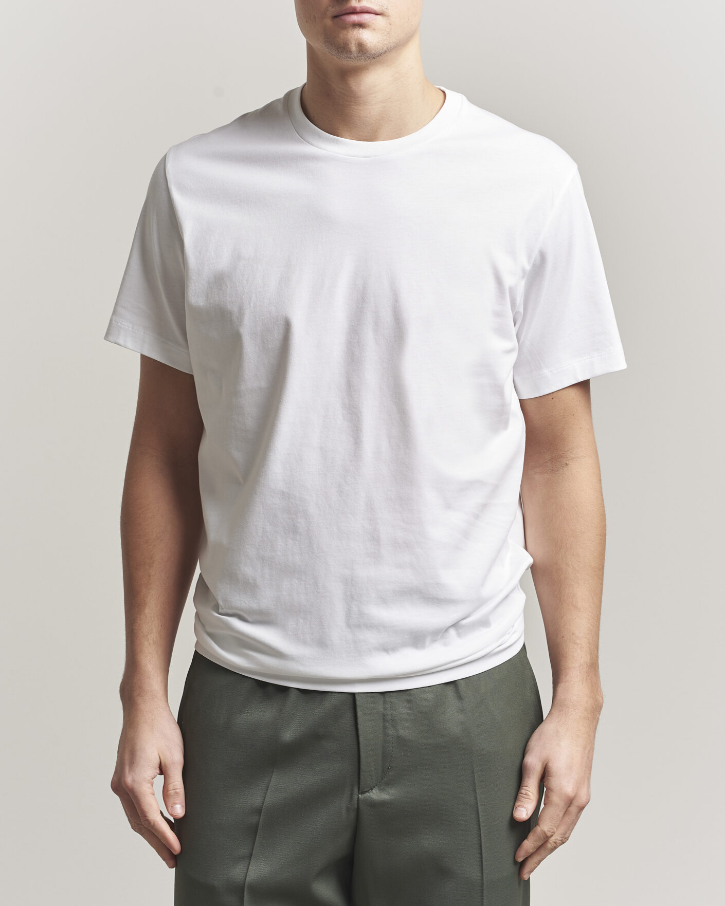Herren | T-Shirts | Filippa K | Filip Crew Neck T-Shirt White