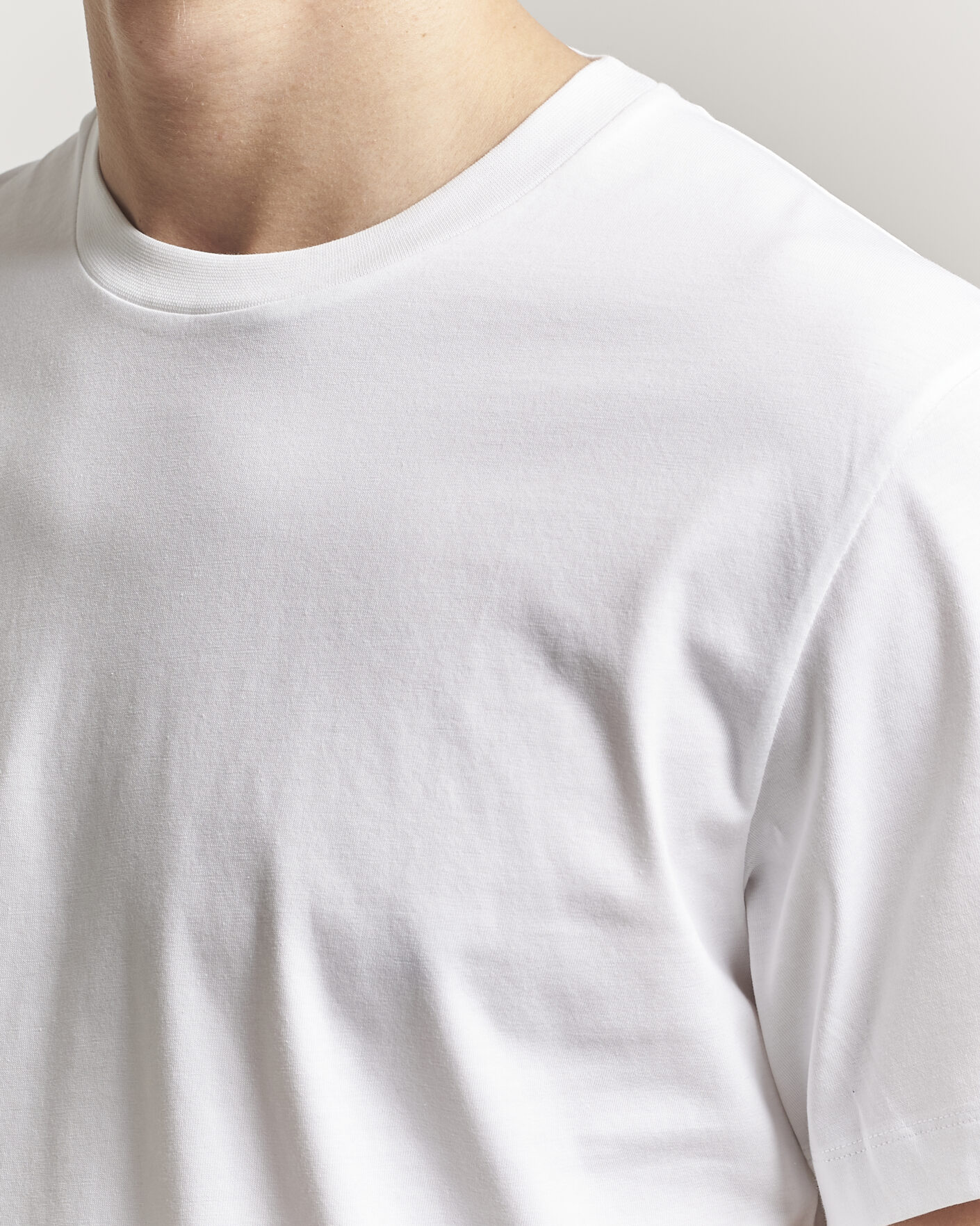 Herren | T-Shirts | Filippa K | Filip Crew Neck T-Shirt White