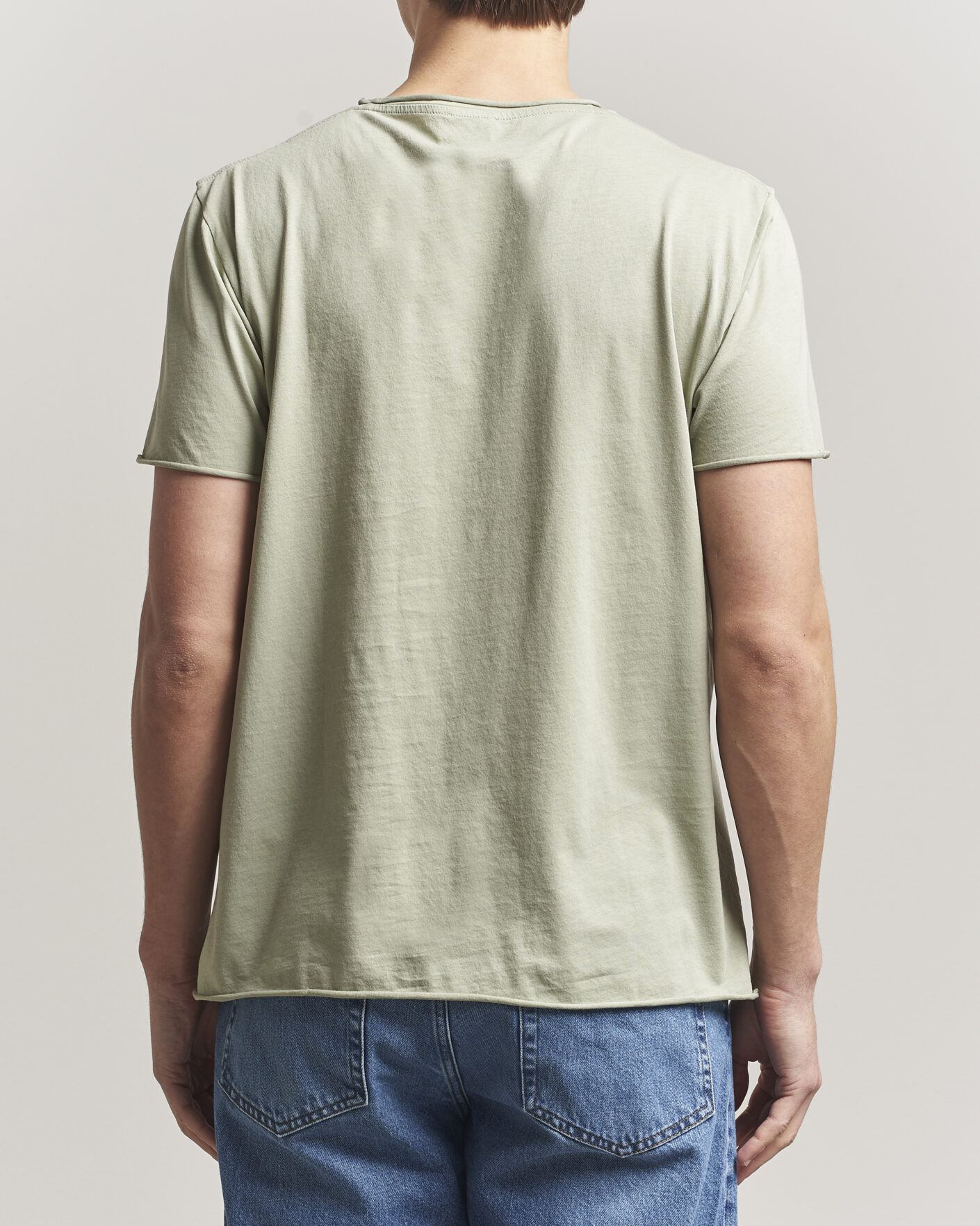 Herren | T-Shirts | Filippa K | Roll Neck Crew Neck T-Shirt Light Green
