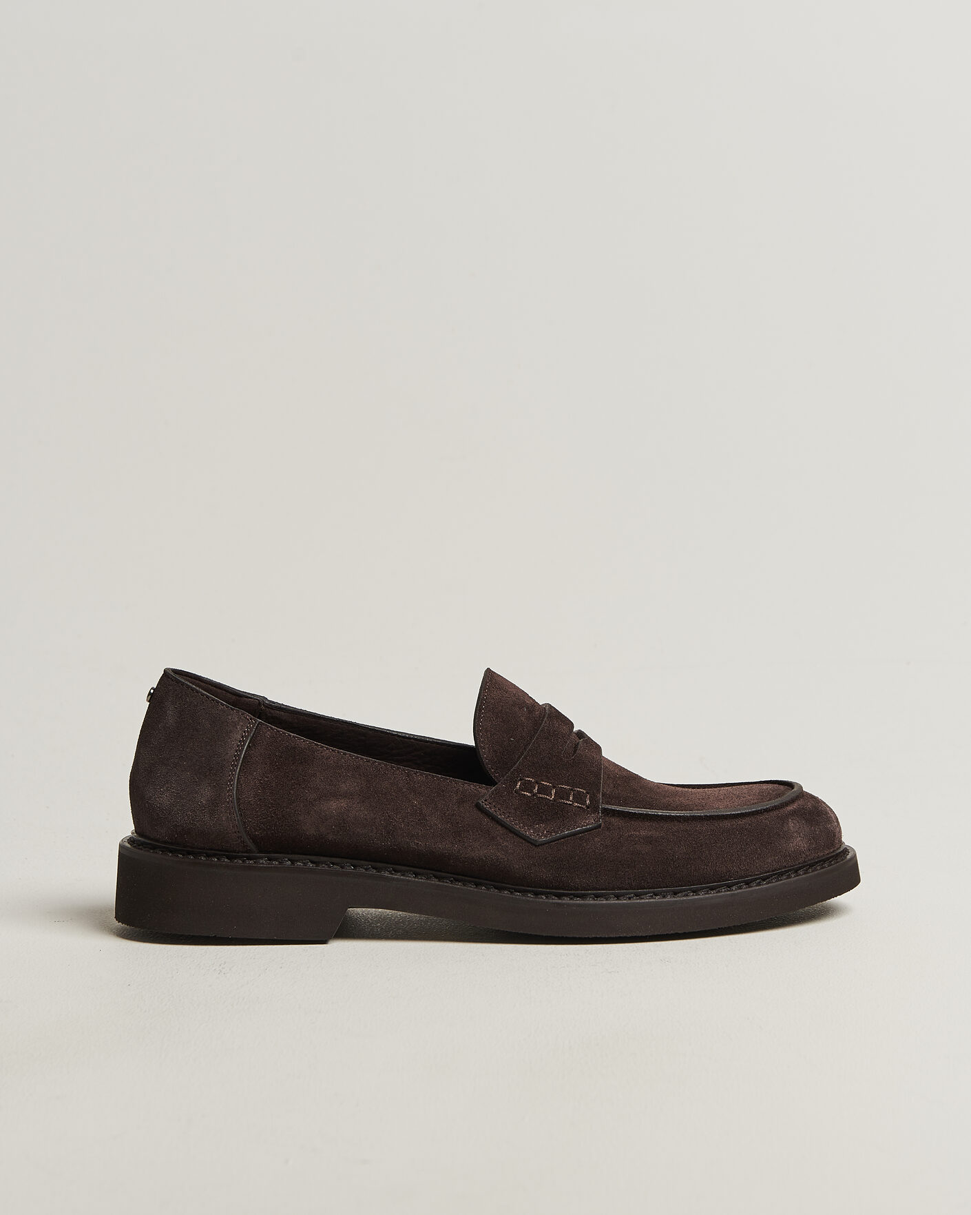 Herren | Loafer | Canali | Penny Loafers Dark Brown Suede