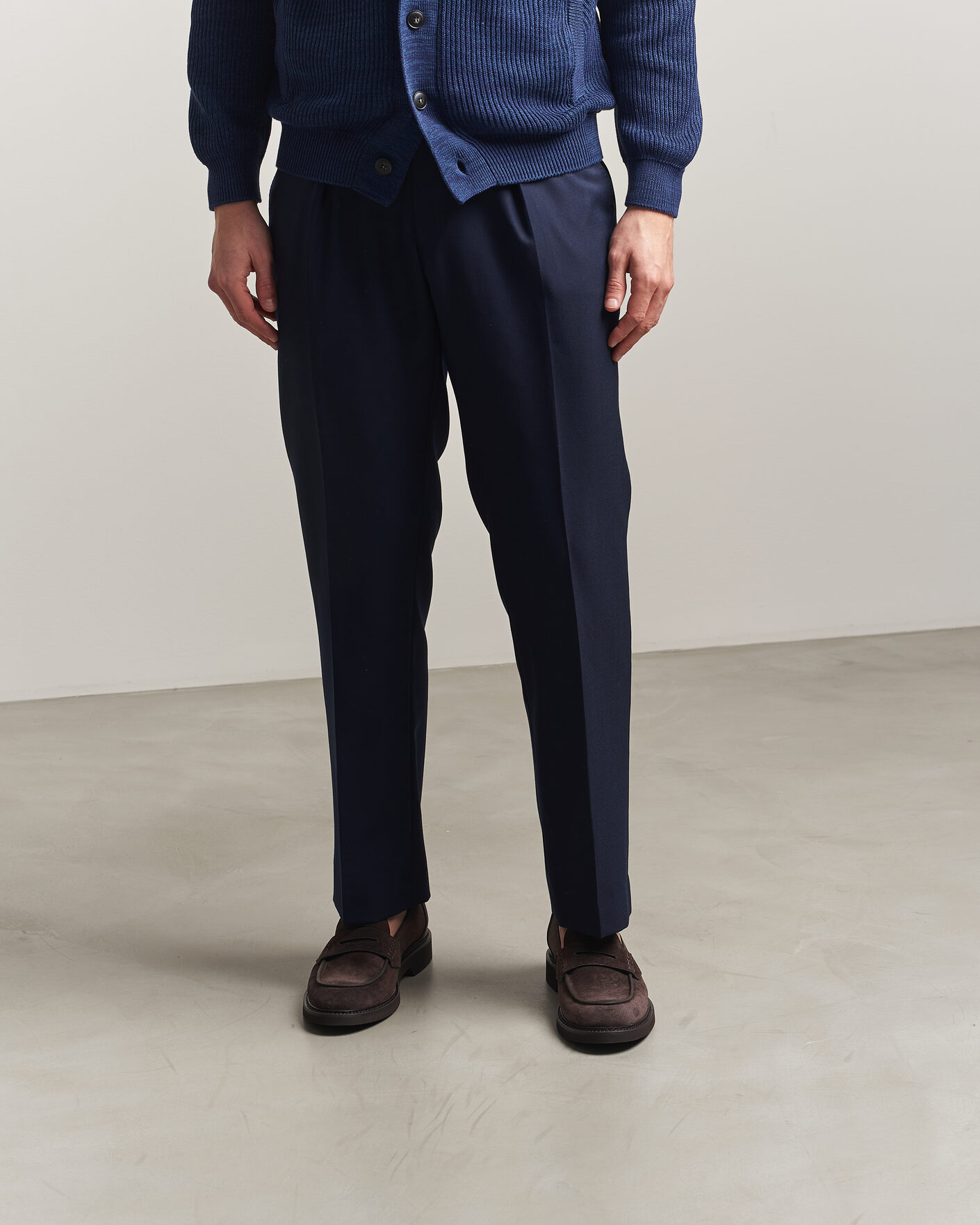 Herren | Loafer | Canali | Penny Loafers Dark Brown Suede