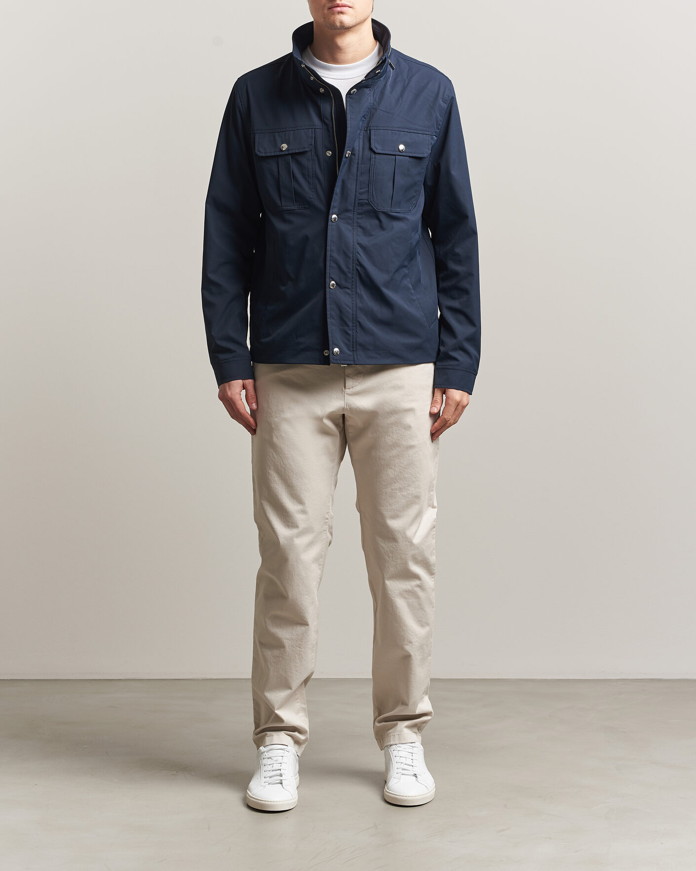Herren | Hosen | J.Lindeberg | Chaze Cotton Stretch Pants Moonbeam
