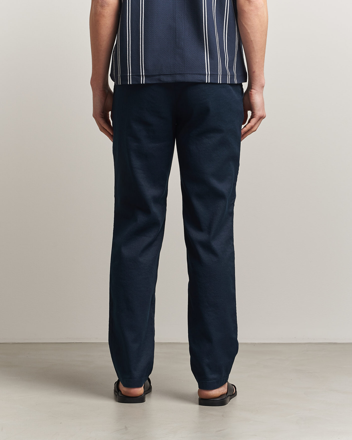 Herren | Hosen | J.Lindeberg | Logan Stretch Linen Pants JL Navy