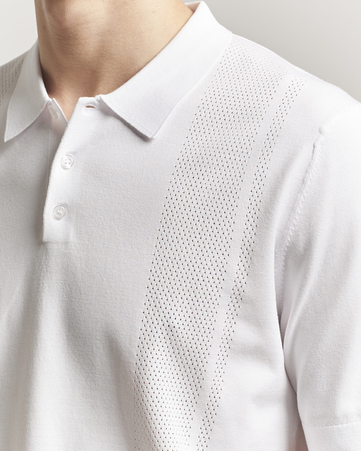 Herren | Poloshirts | J.Lindeberg | Reymond Knit Polo White