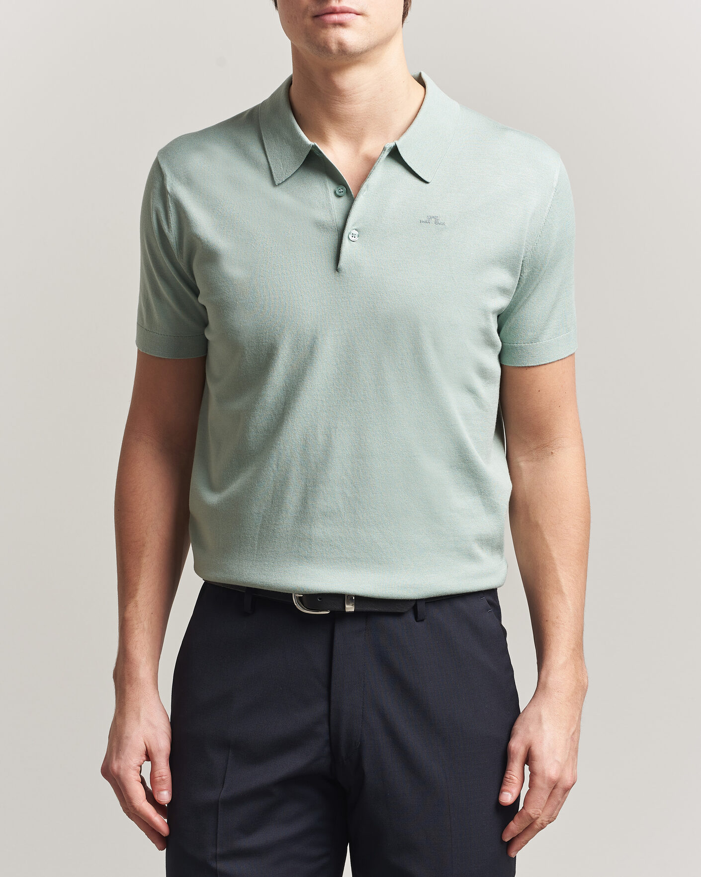 Herren | Poloshirts | J.Lindeberg | Ridge Knitted Polo Jadeite
