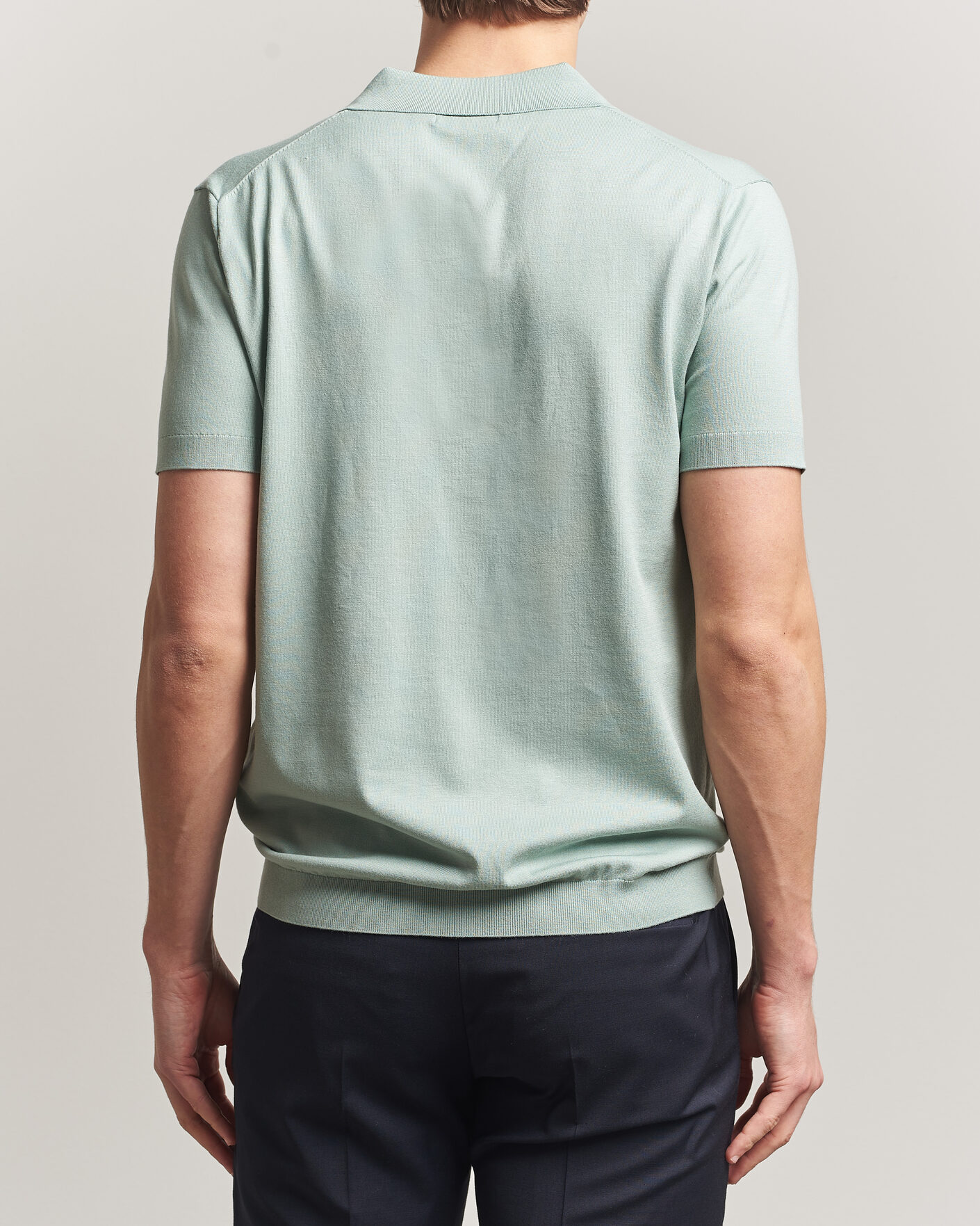 Herren | Poloshirts | J.Lindeberg | Ridge Knitted Polo Jadeite