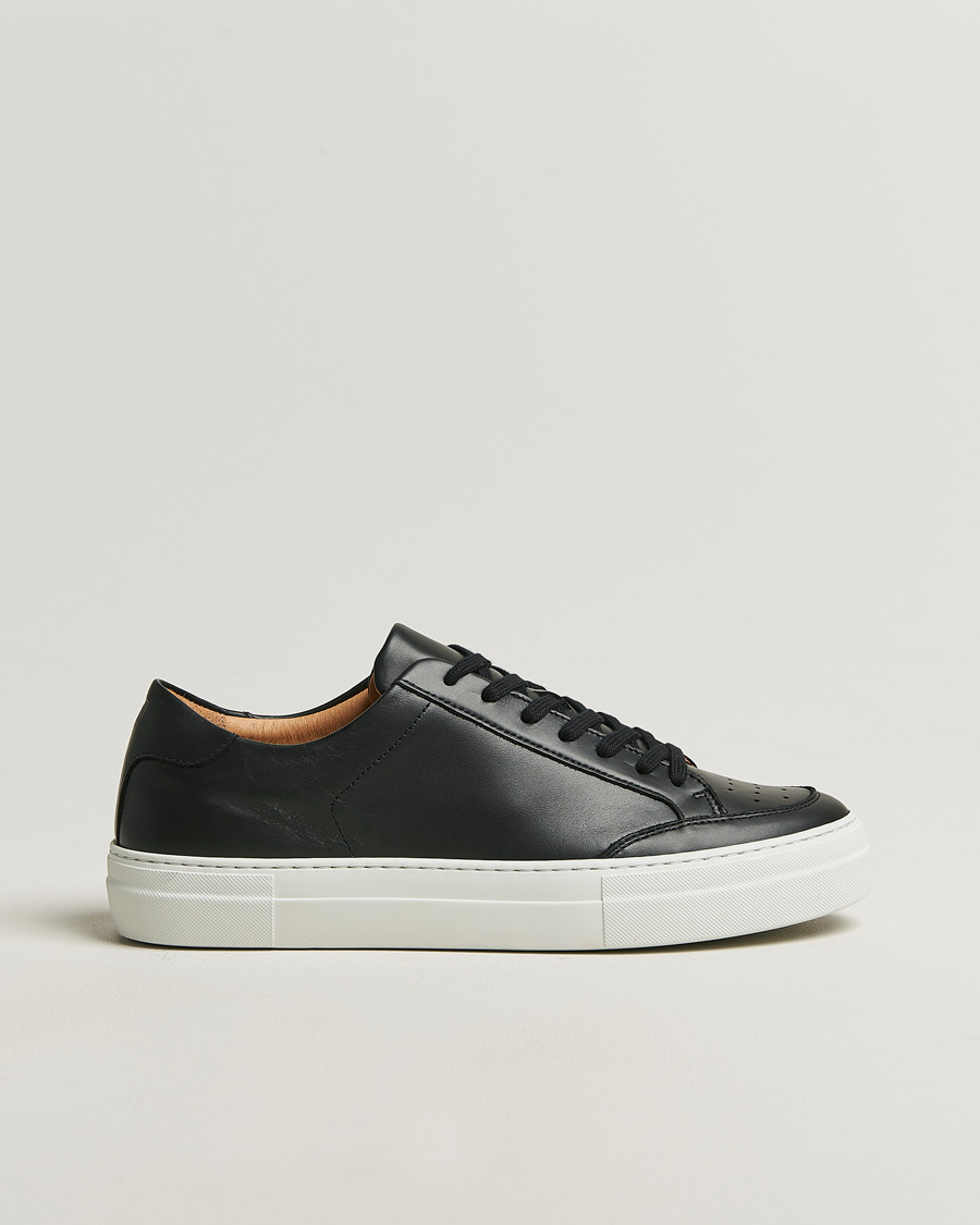 Herren | Sneaker | J.Lindeberg | Art Signature Leather Sneaker Black