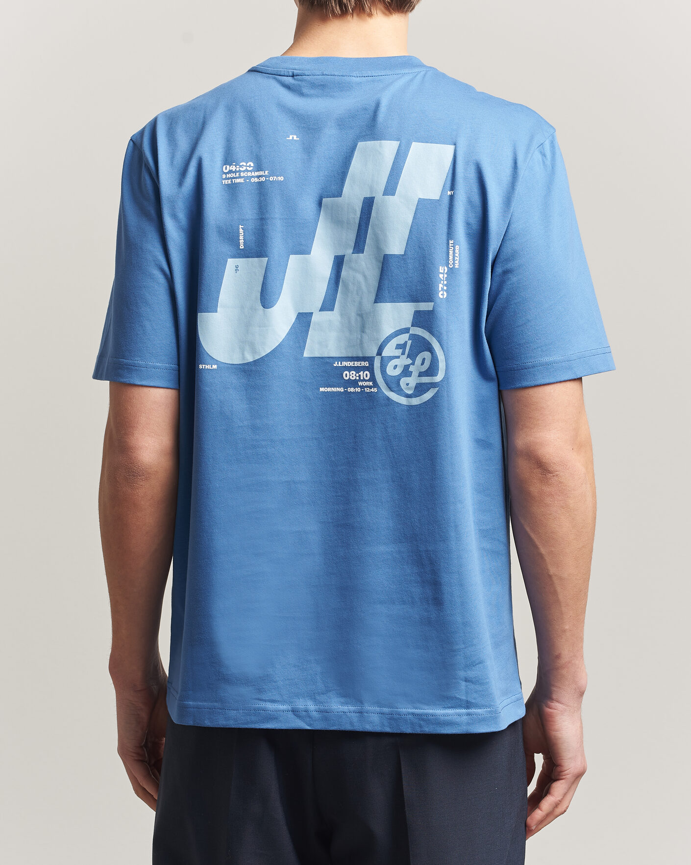 Herren | T-Shirts | J.Lindeberg | Parcie T-Shirt Federal Blue