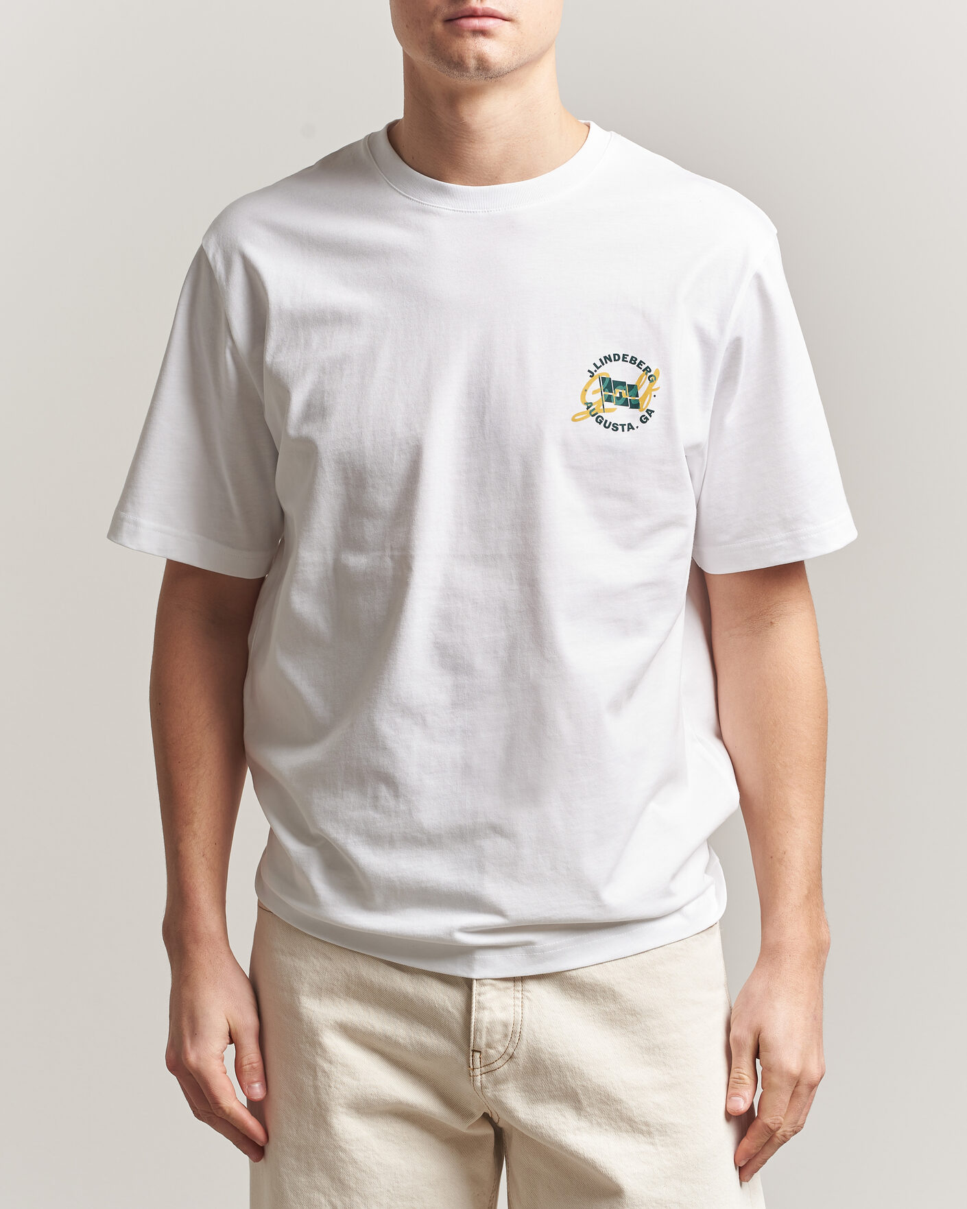 Herren | T-Shirts | J.Lindeberg | Parcie Tour T-Shirt White
