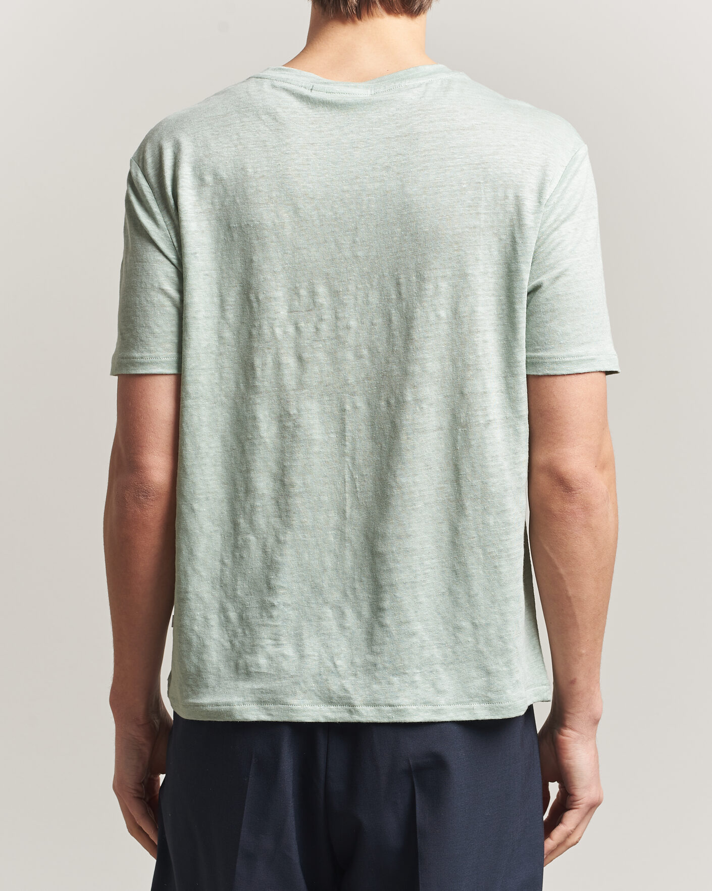 Herren | T-Shirts | J.Lindeberg | Coma Linen T-Shirt Jadeite