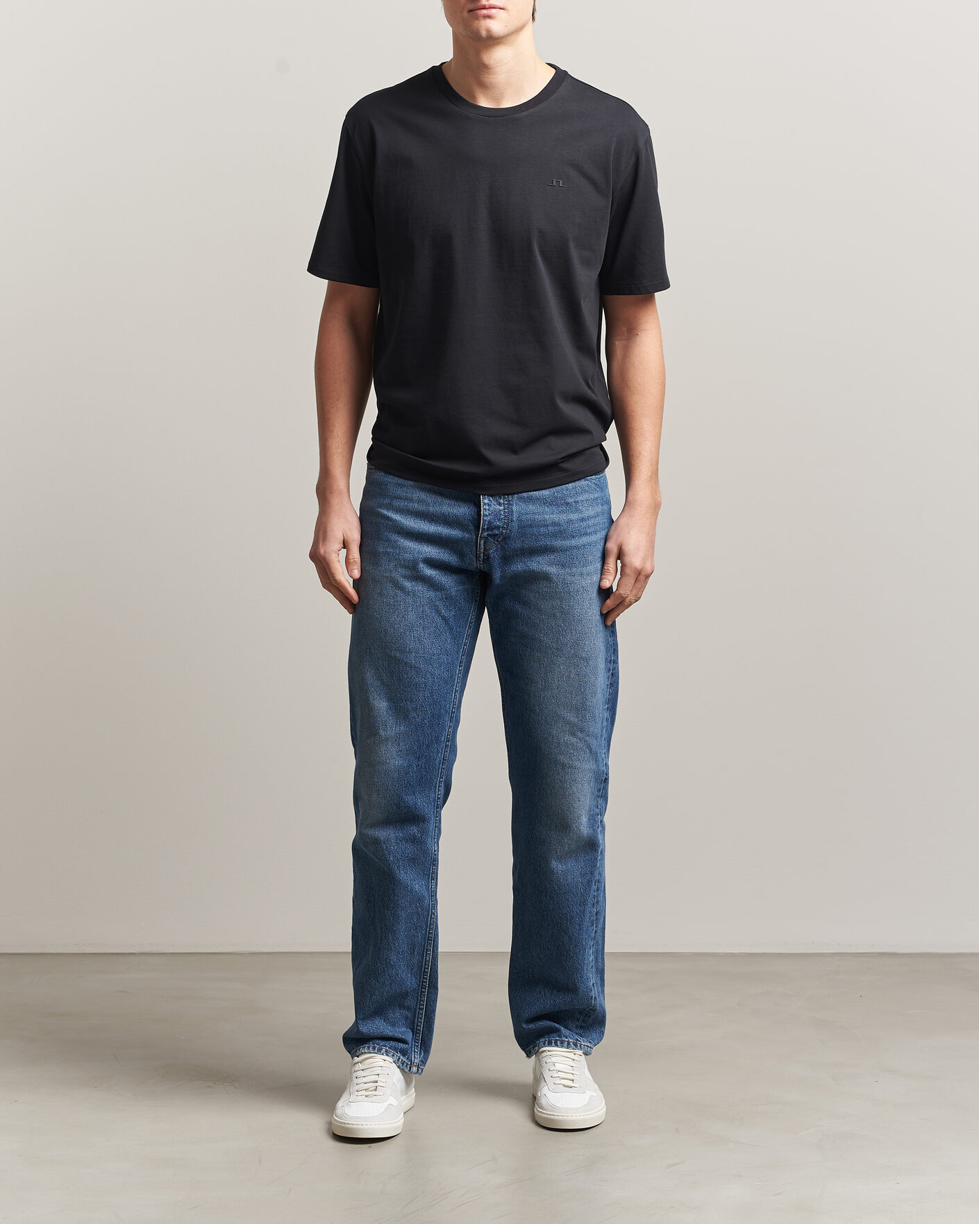 Herren | T-Shirts | J.Lindeberg | Alpha T-Shirt Black