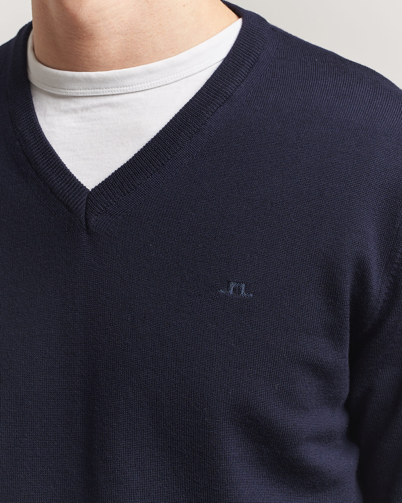 Herren | Pullover | J.Lindeberg | Lymann Merino V-Neck Pullover JL Navy