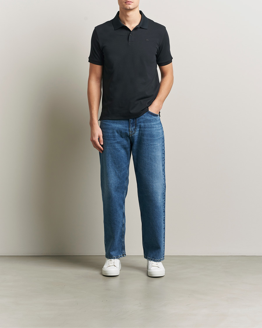 Herren | Poloshirts | J.Lindeberg | Verse Polo Black