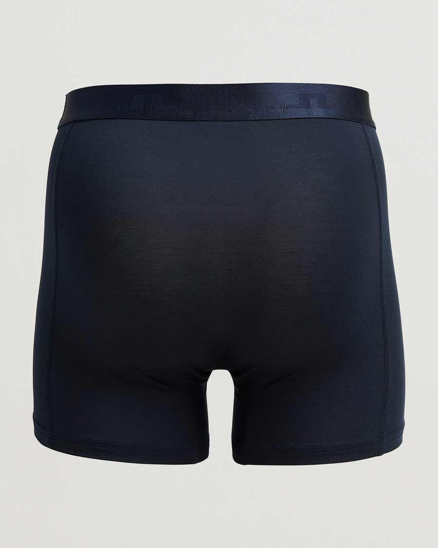 Herren | Unterwäsche | J.Lindeberg | 3-Pack Bridge Lyocell Boxer JL Navy