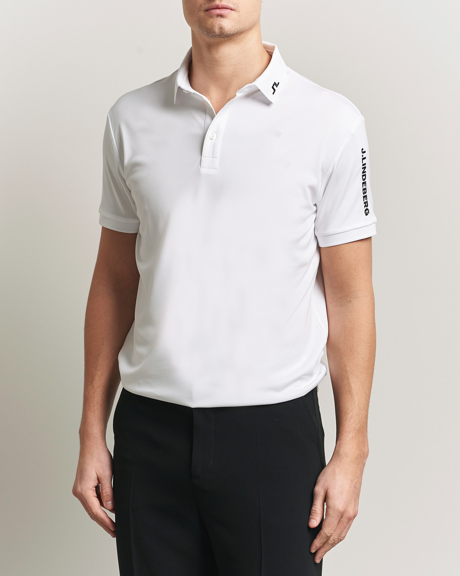 Herren | Poloshirts | J.Lindeberg | Tour Tech Polo White