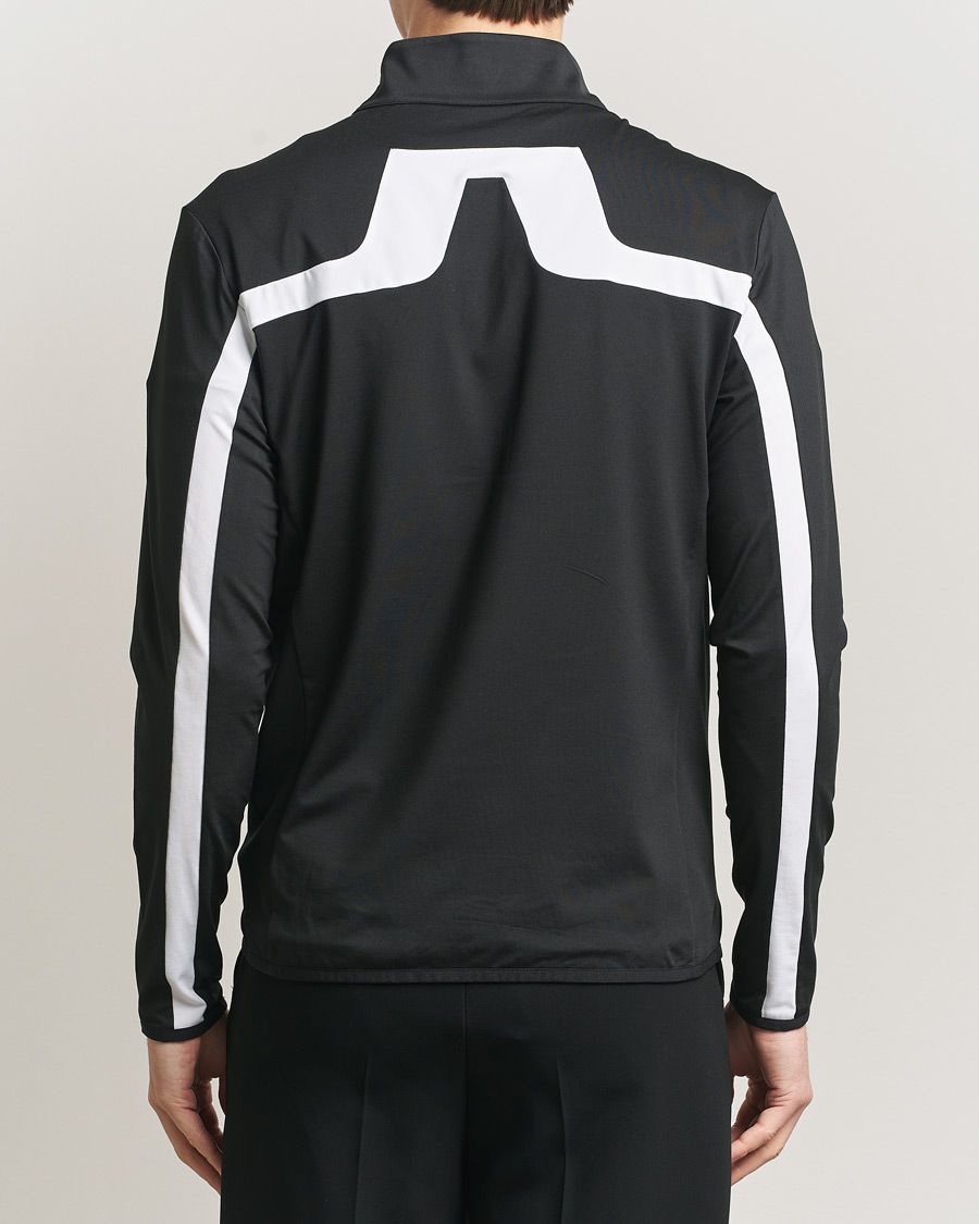 Herren | Pullover | J.Lindeberg | Jarvis Mid Layer Full Zip Black