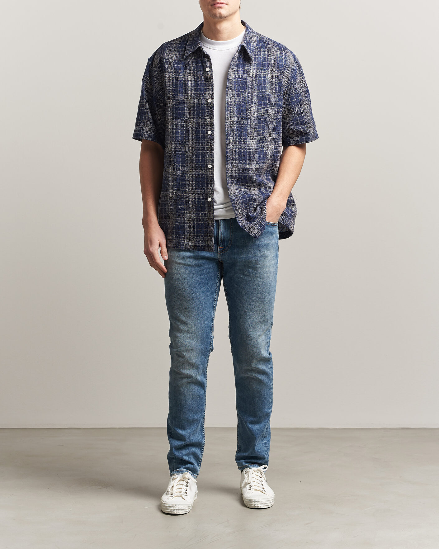 Herren | Jeans | Nudie Jeans | Lean Dean Jeans Blue Legend