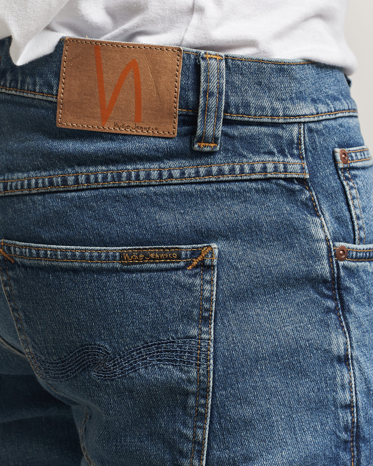 Herren | Jeans | Nudie Jeans | Solid Ollie Jeans Blue Blur