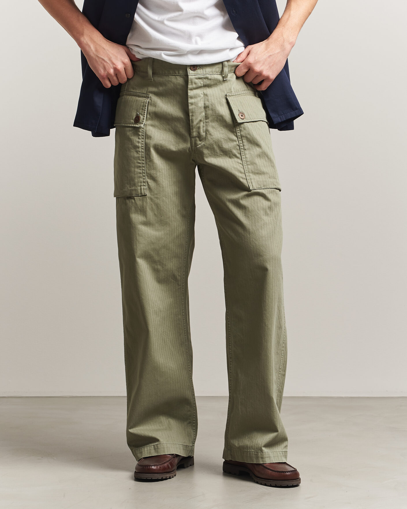 Herren | Hosen | Nudie Jeans | Loud Larry Pants Pale Green