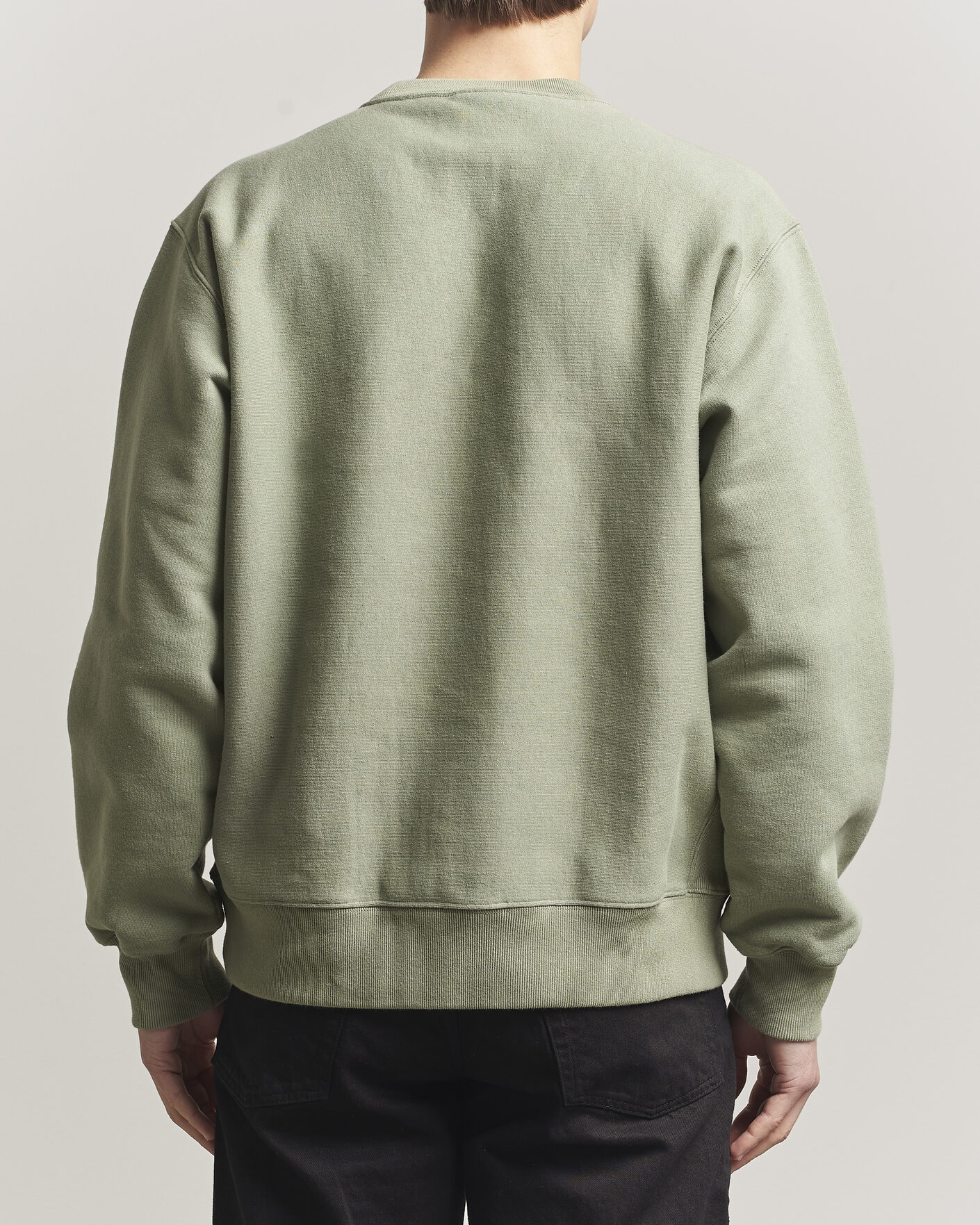 Herren | Pullover | Nudie Jeans | Hasse Crew Neck Sweatshirt Green