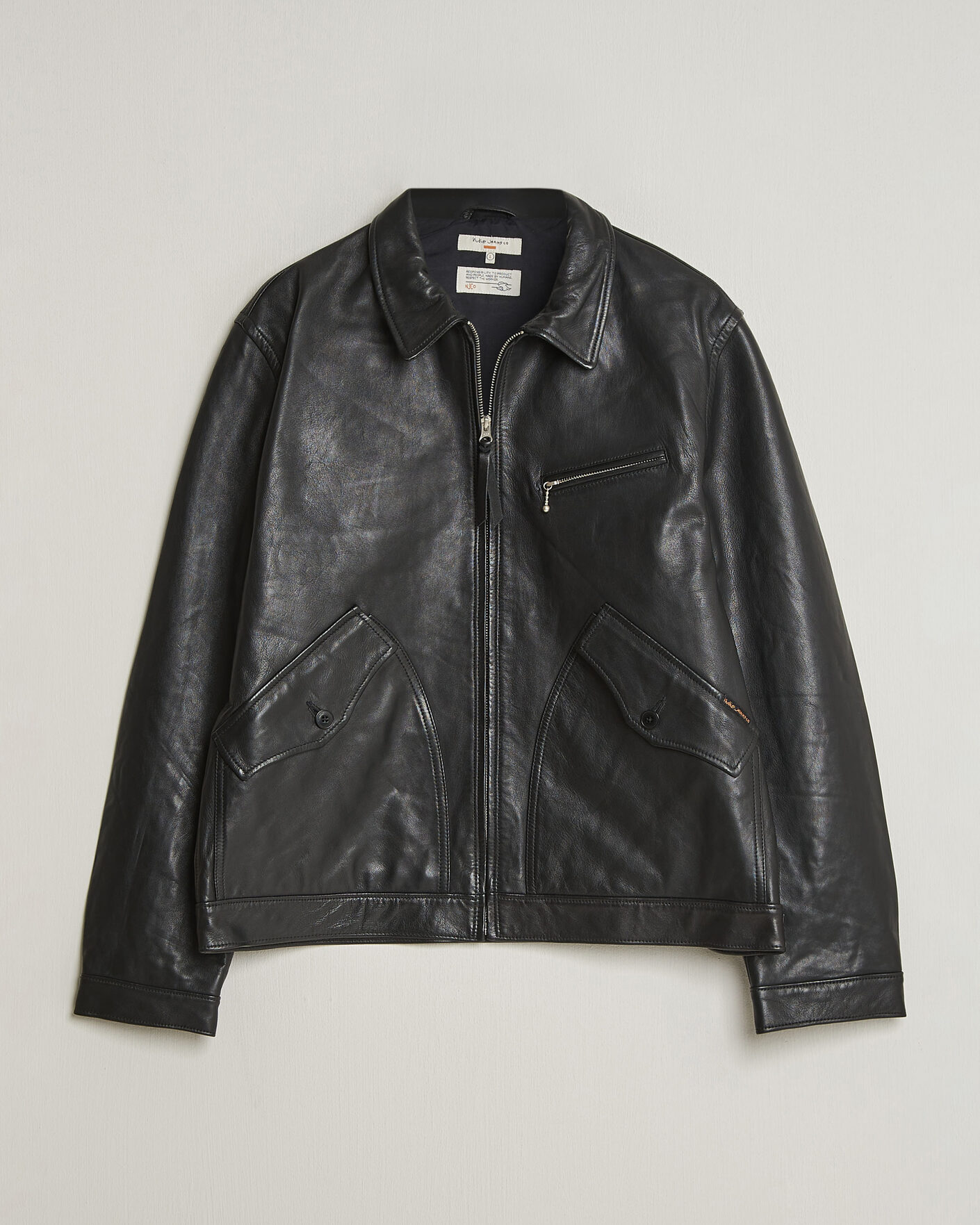 Herren | Jacken | Nudie Jeans | Blake Leather Jacket Black