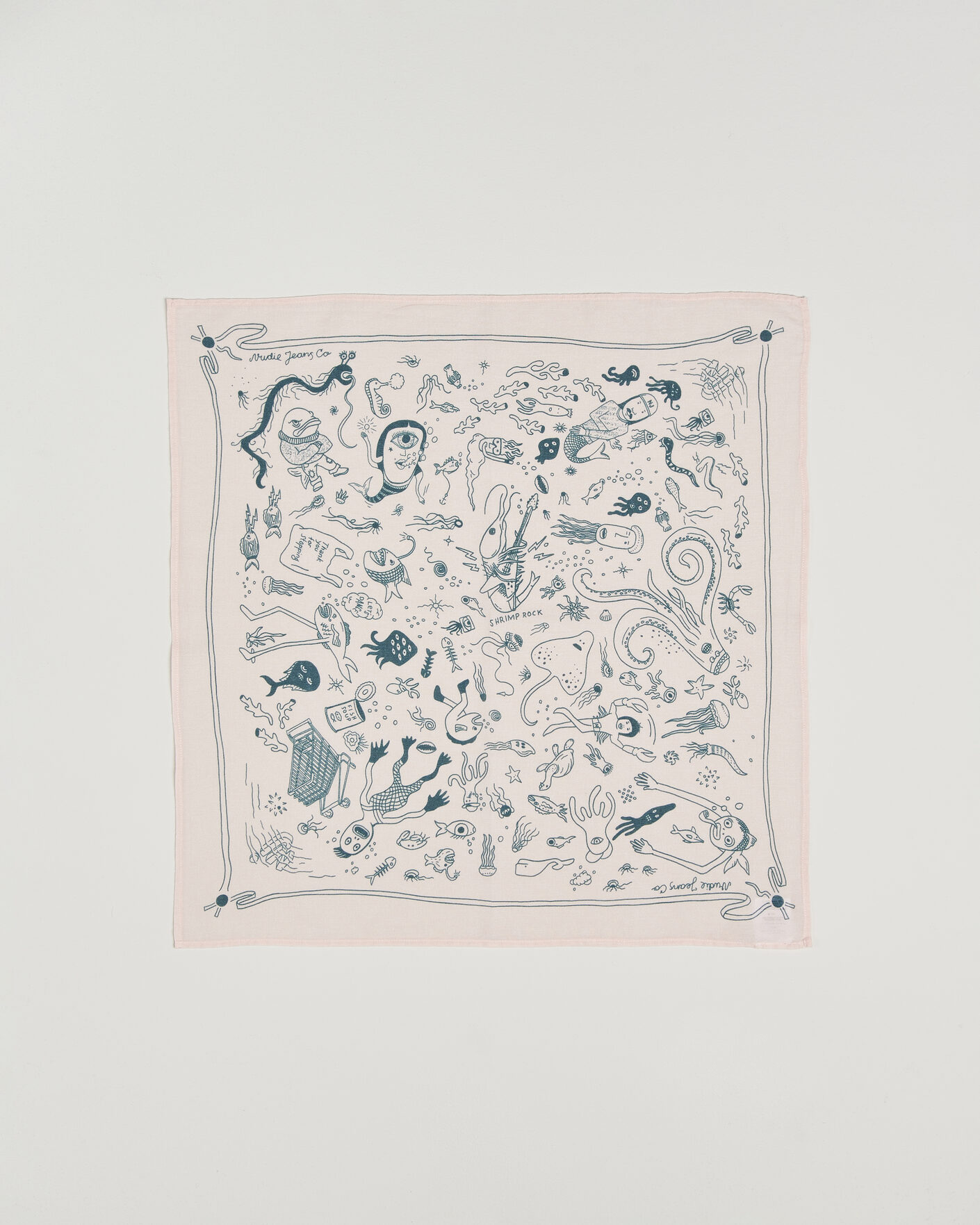 Herren | Tücher | Nudie Jeans | Ingrid Printed Bandana Pink