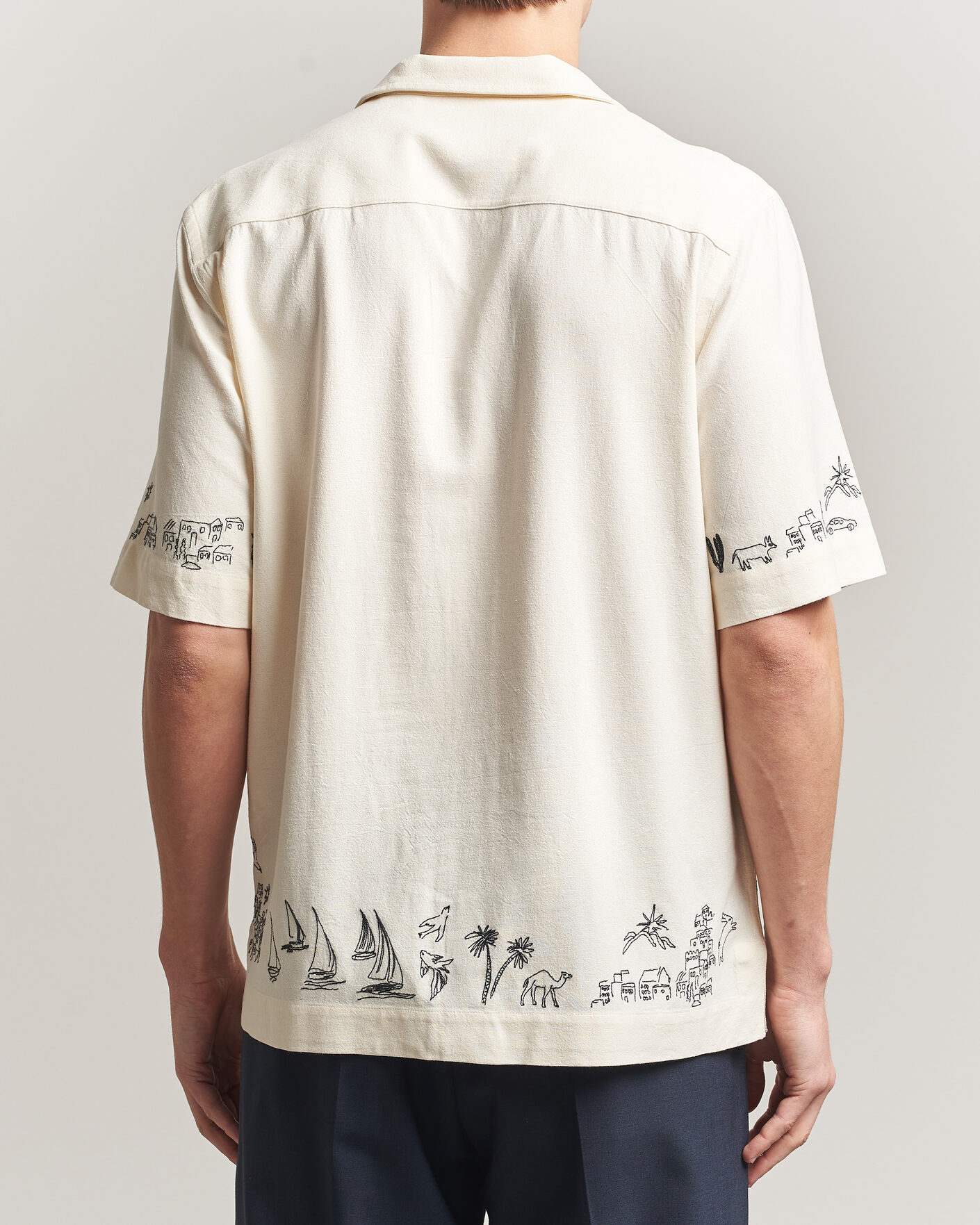 Herren | Hemden | Paul Smith | Embroidered Short Sleeve Shirt White