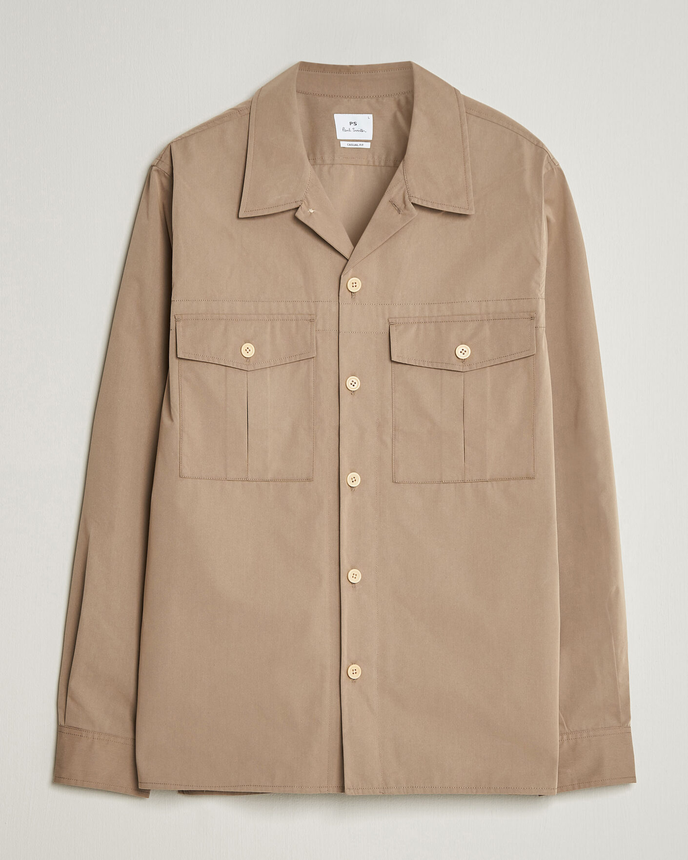 Herren | Hemden | PS Paul Smith | Casual Cotton Overshirt Beige