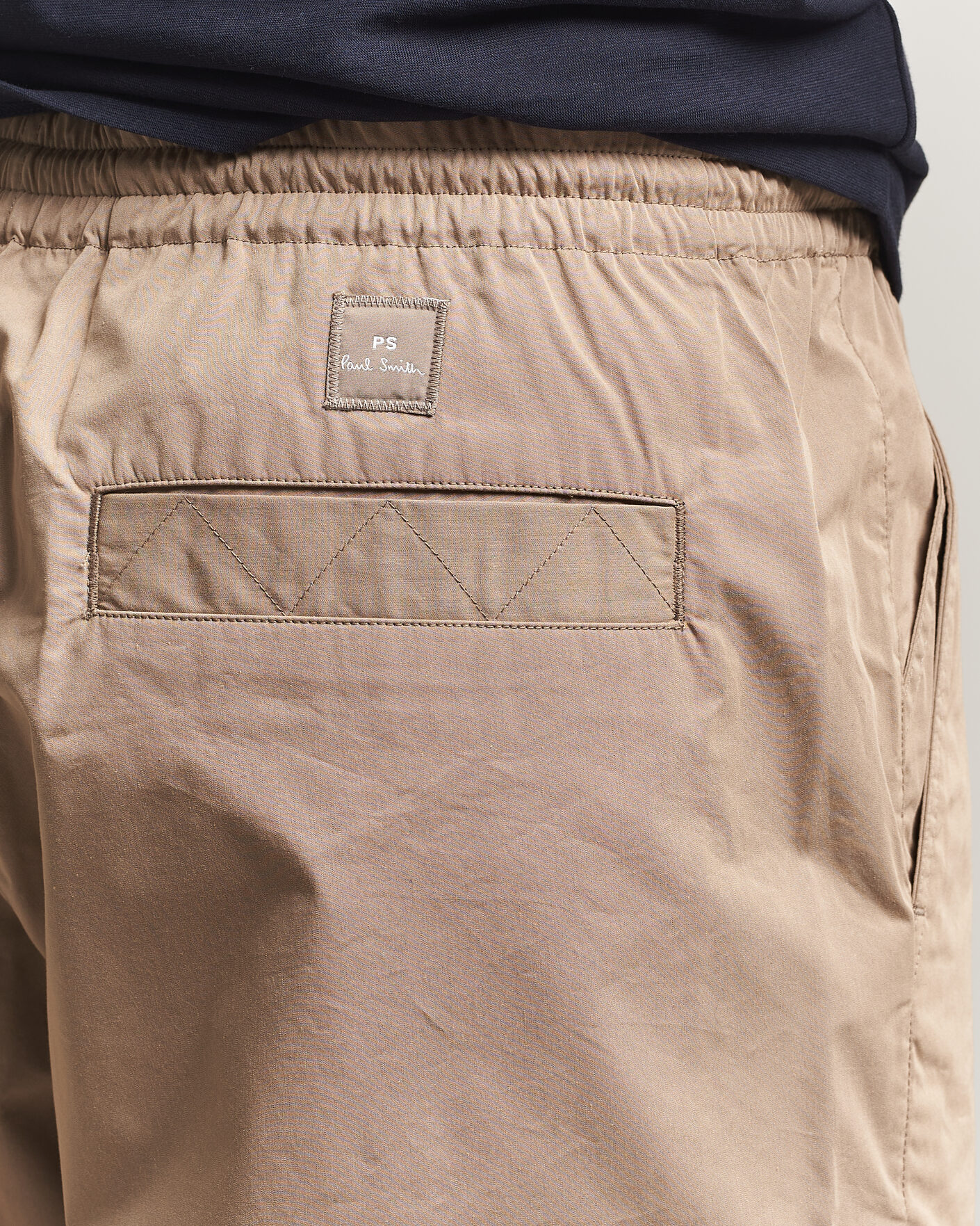 Herren | Hosen | PS Paul Smith | Casual Cotton Drawstring Trousers Beige