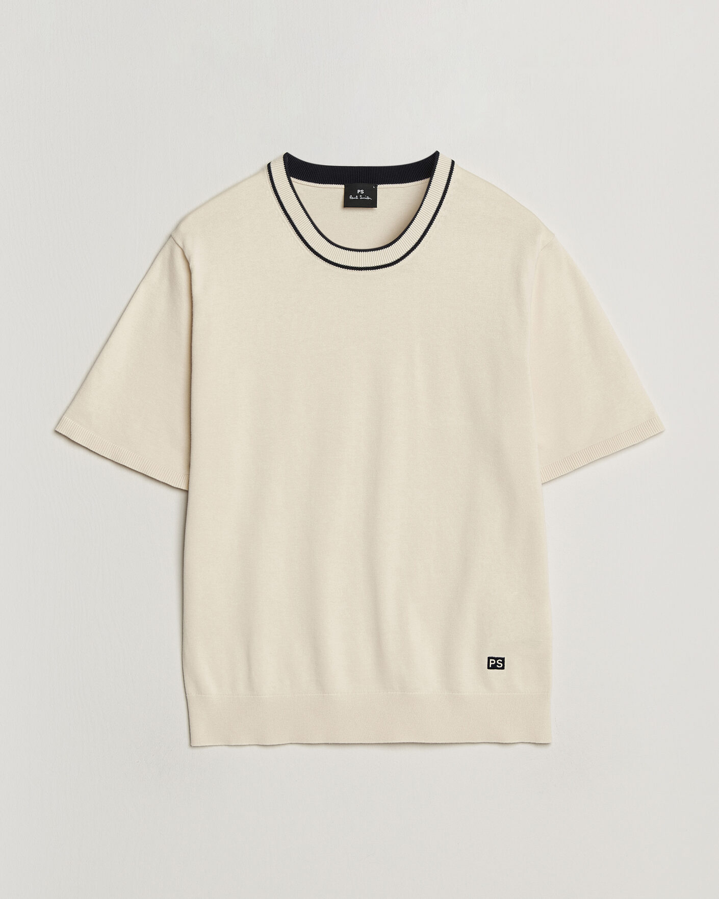 Herren | T-Shirts | PS Paul Smith | Cotton Knitted T-Shirt White