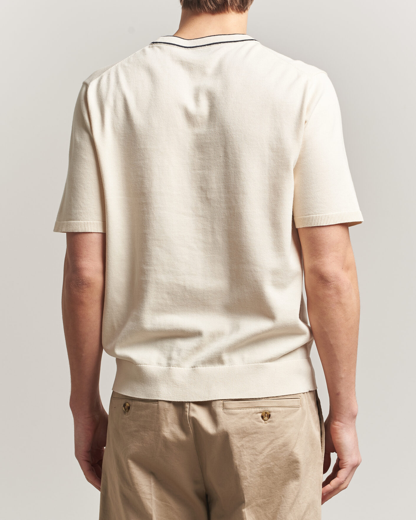Herren | T-Shirts | PS Paul Smith | Cotton Knitted T-Shirt White