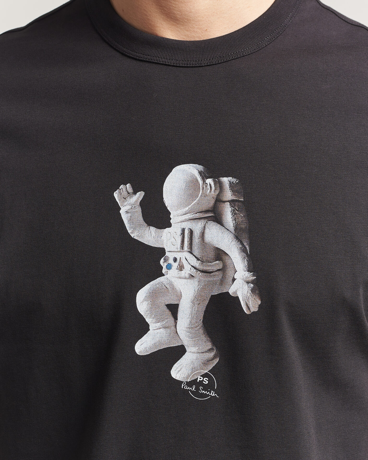 Herren | T-Shirts | PS Paul Smith | Astronaut Printed T-Shirt Black