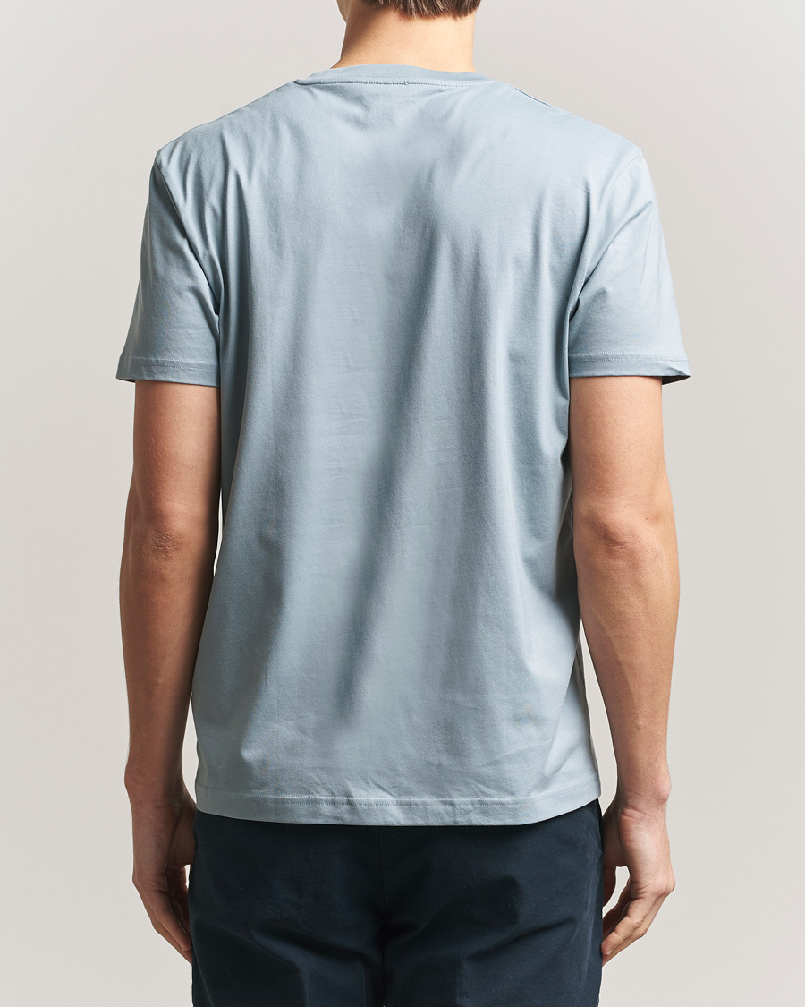 Herren | T-Shirts | Sunspel | Riviera Midweight T-Shirt Stone Blue