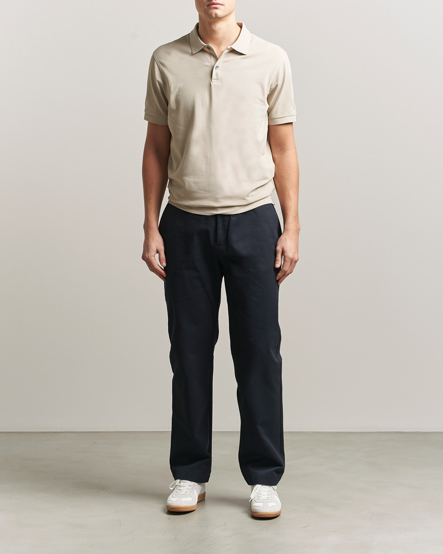 Herren | Poloshirts | Sunspel | Supima Cotton Short Sleeve Pique Polo Hazelwood