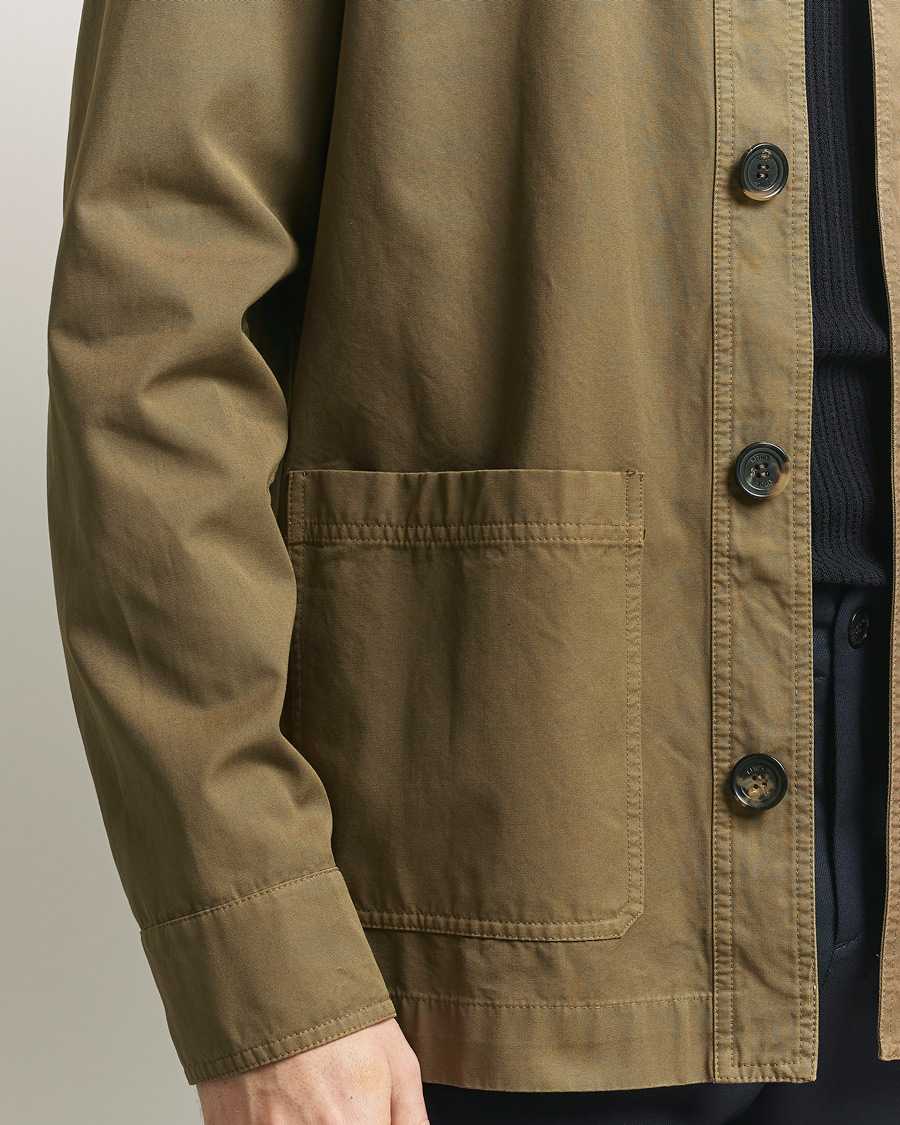 Herren | Jacken | Kiton | Cotton Canvas Chore Jacket Military