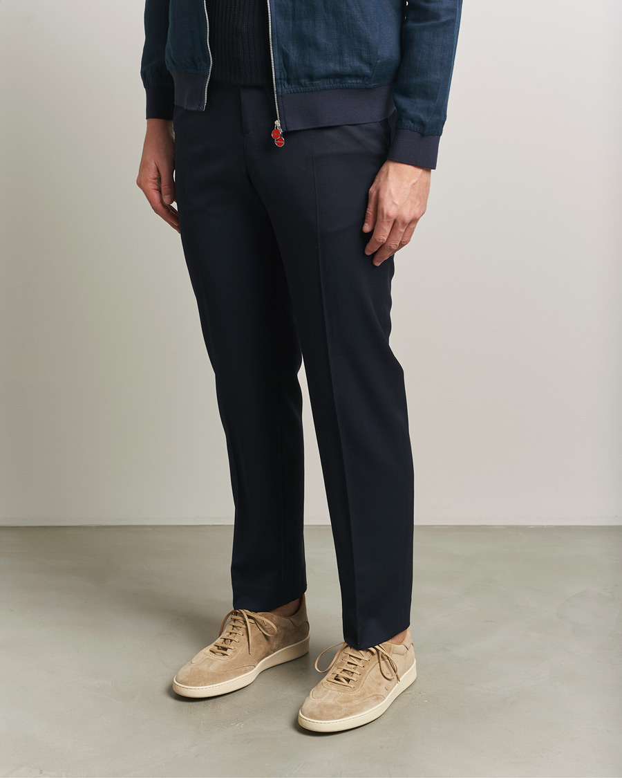 Herren | Sneaker | Kiton | Classic Suede Sneakers Sand