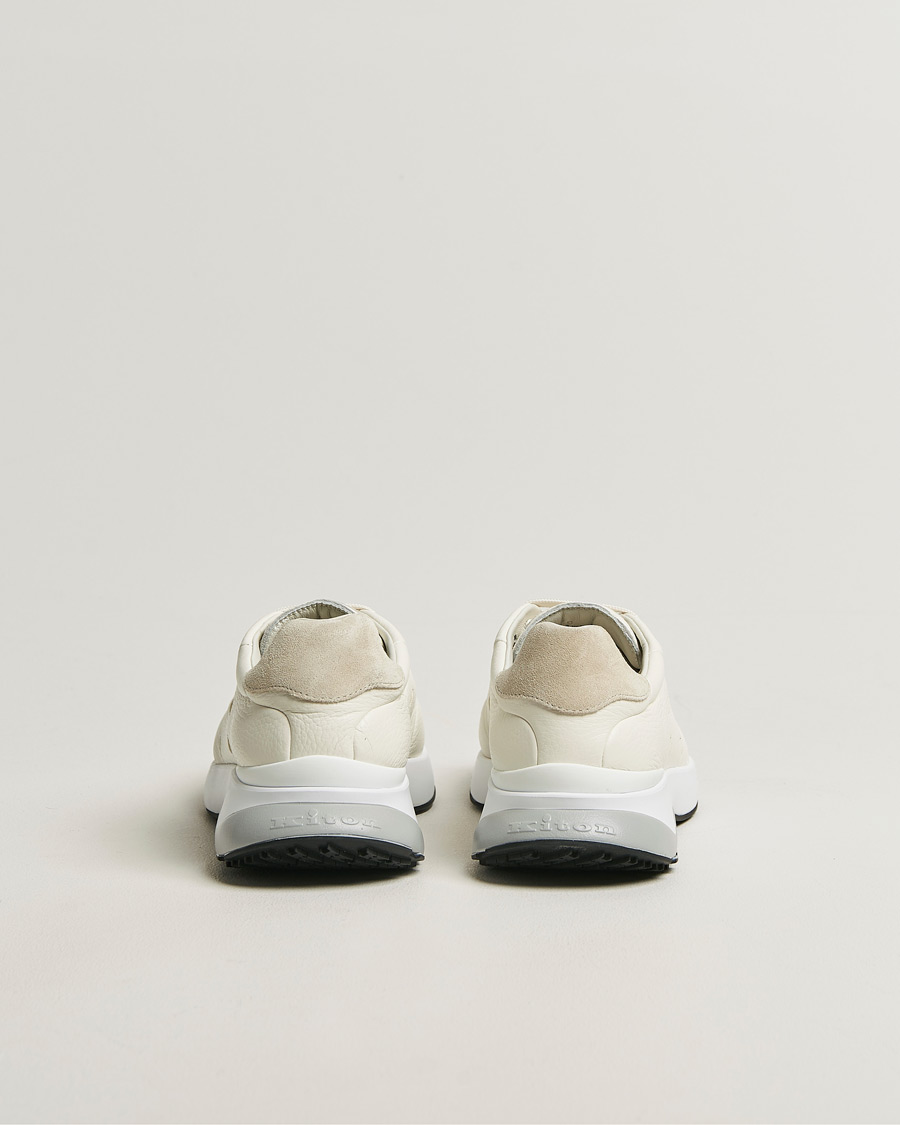 Herren | Sneaker | Kiton | Deerskin Running Sneakers White