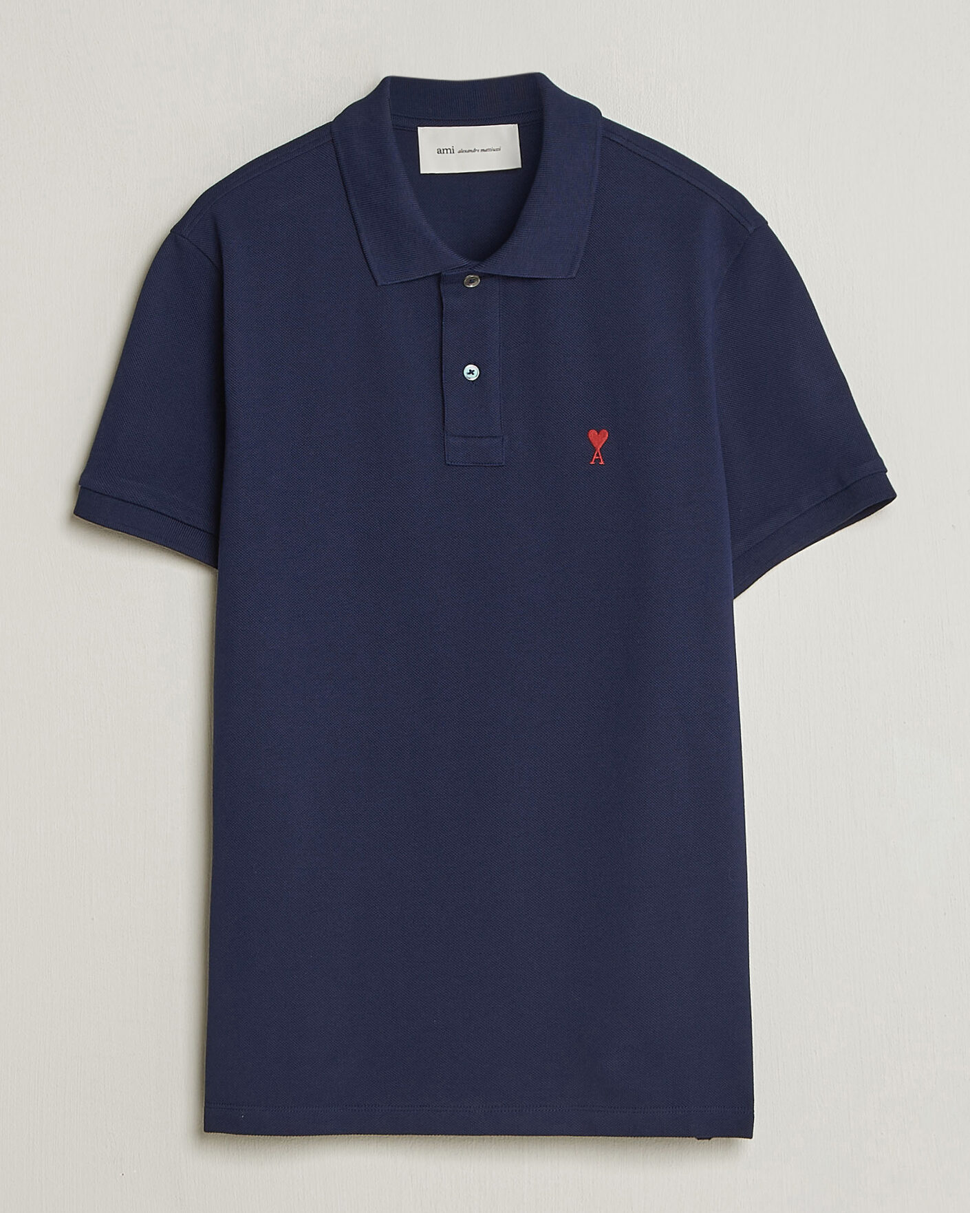 Herren | Poloshirts | AMI | Heart Logo Polo Navy