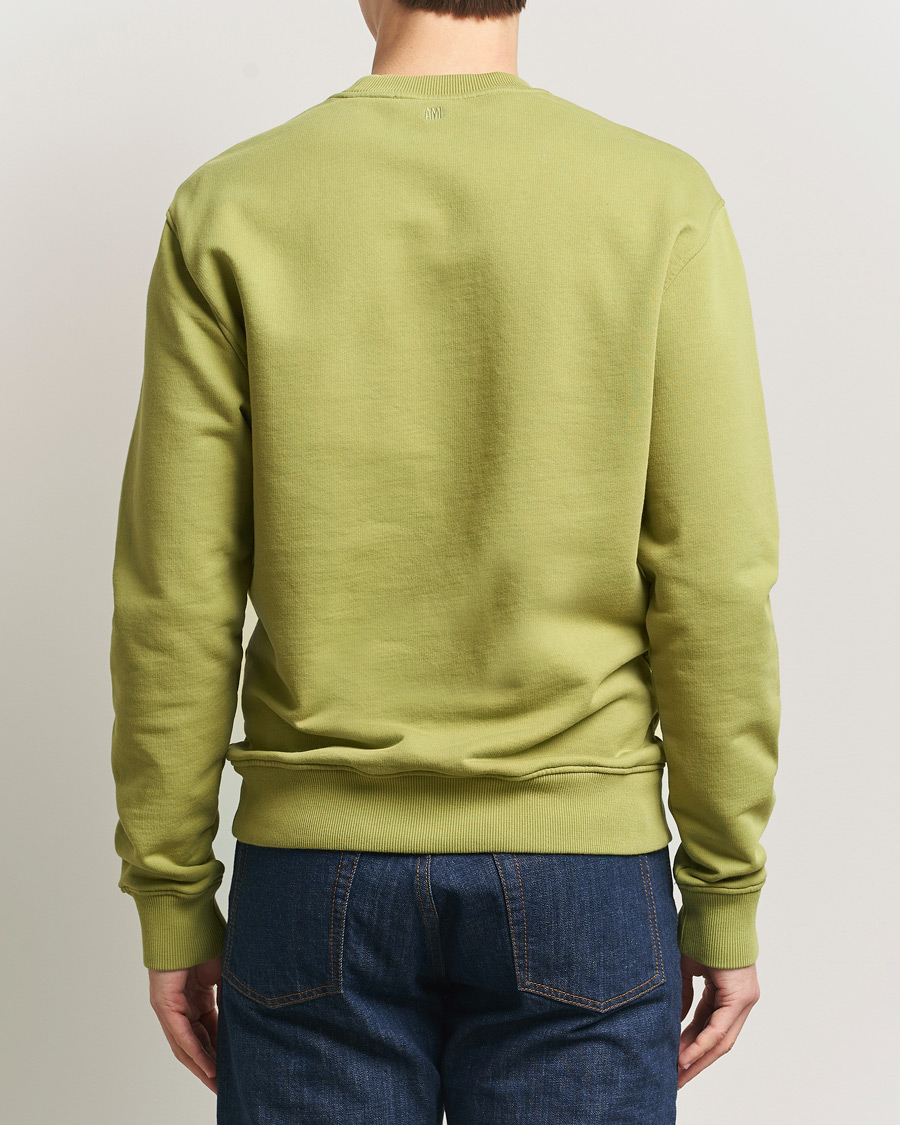 Herren | Pullover | AMI | Contrast Heart Logo Sweatshirt Matcha