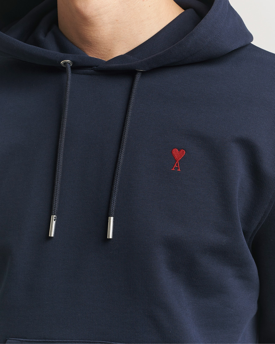 Herren | Pullover | AMI | Heart Logo Hoodie Navy