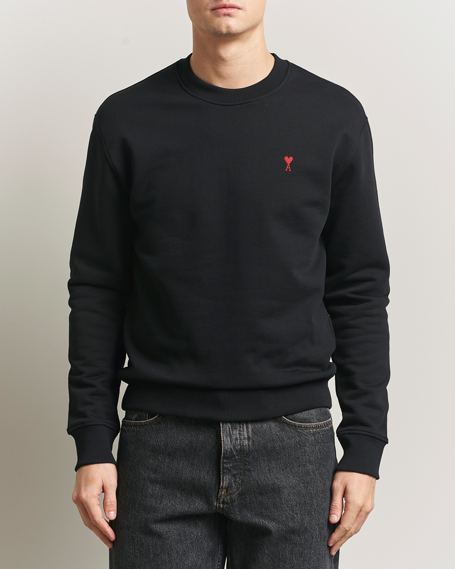 Herren | Pullover | AMI | Heart Logo Sweatshirt Black
