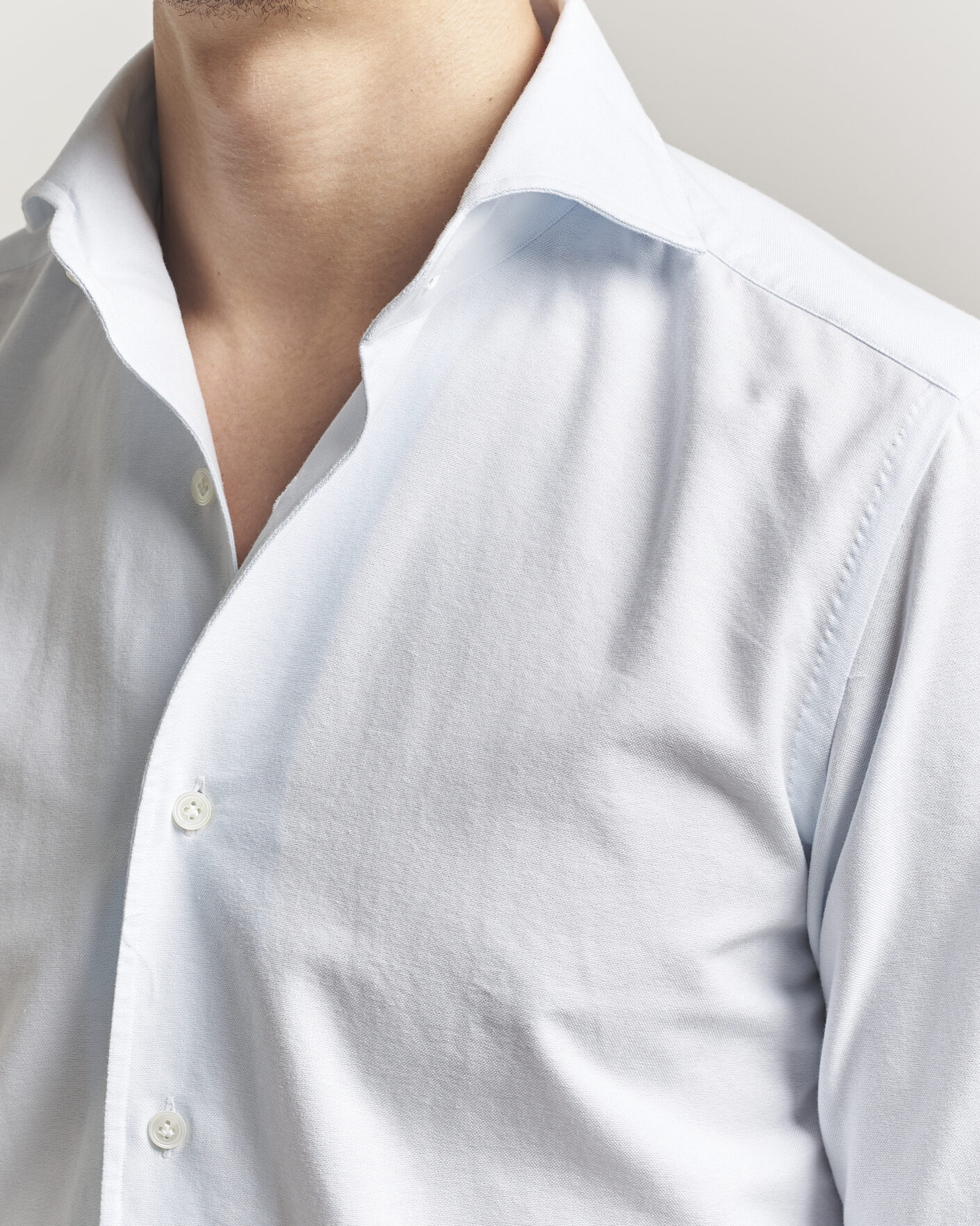 Herren | Hemden | 100Hands | Washed Oxford Shirt Light Blue