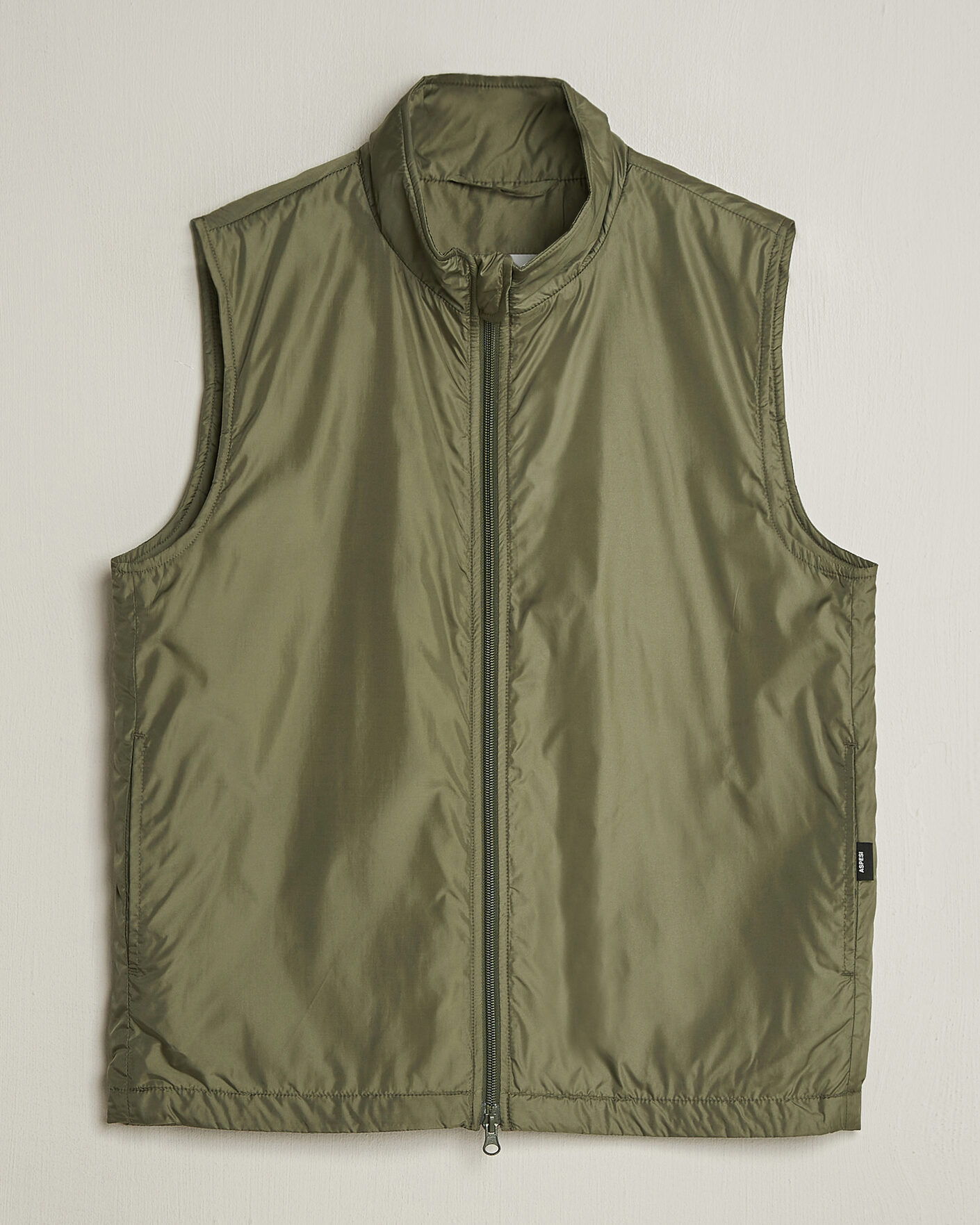 Herren | Westen | Aspesi | Vernes Nylon Gilet Olive