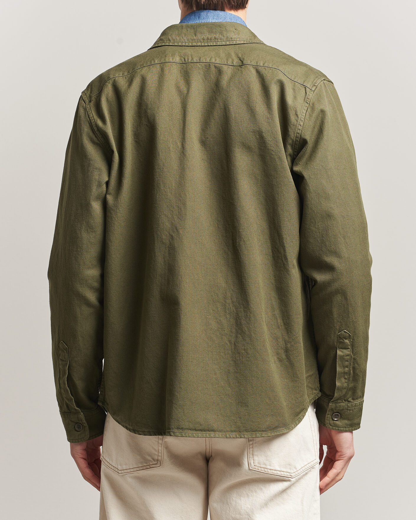 Herren | Jacken | Aspesi | Garment Dyed Utility Shirt Military