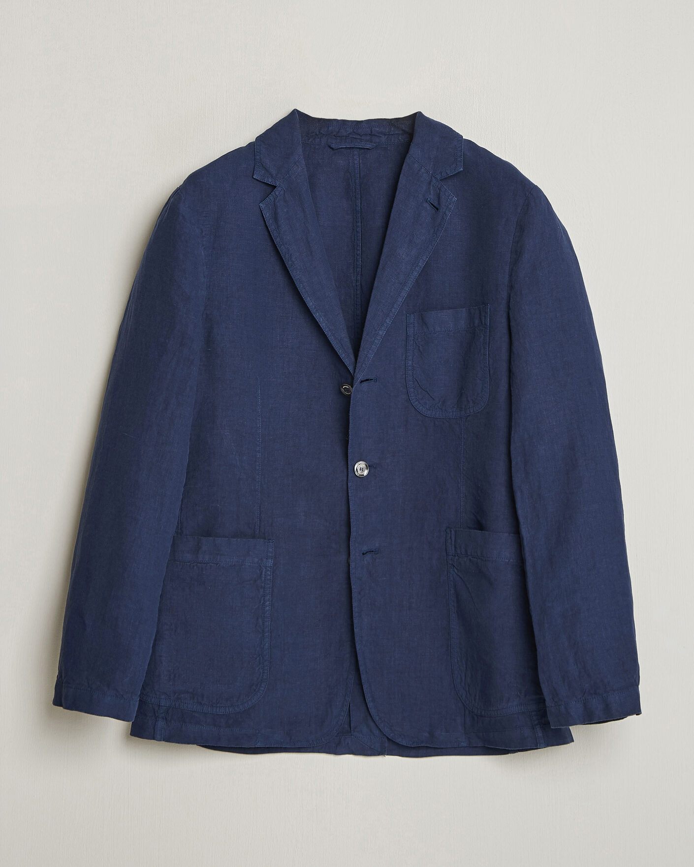 Herren | Sakkos | Aspesi | Samuraki Linen Blazer Navy